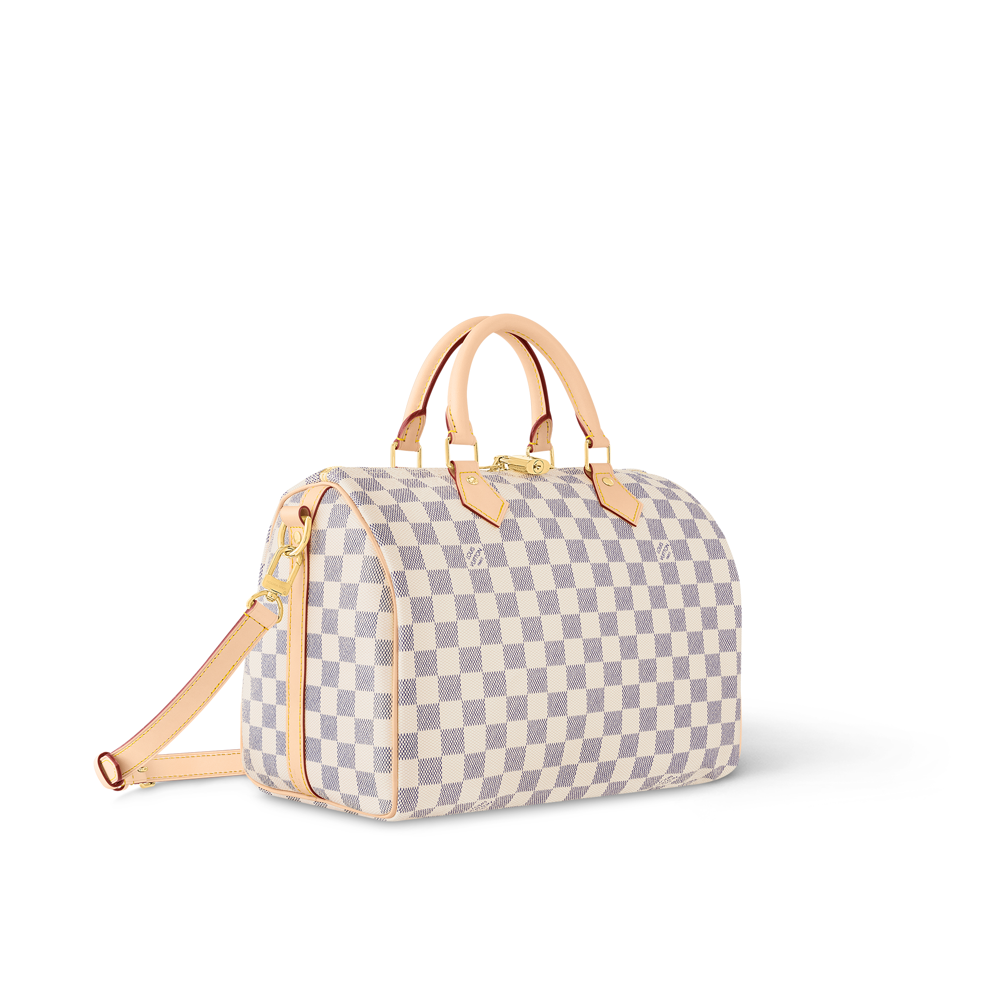 Damier Azur Canvas Bolsas de mano Todas las bolsas de mano Bolsa Speedy 30 con correa | Louis Vuitton ® (Ampliar producto)