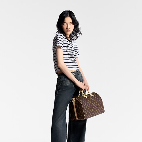 Monogram Bolsas de mano Todas las bolsas de mano Bolsa Speedy 35 con correa | Louis Vuitton ® (Ampliar producto)