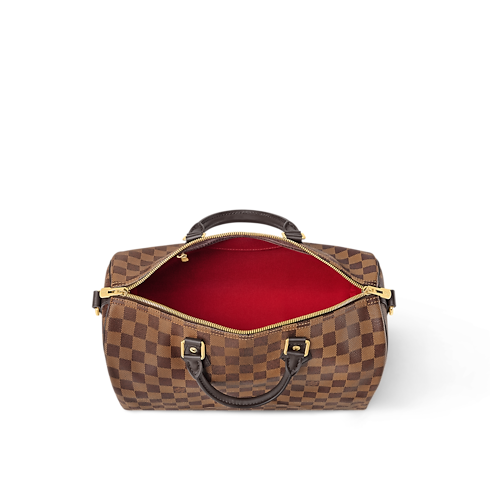 Damier Ebene Bolsas de mano Todas las bolsas de mano Bolsa Speedy 35 con correa | Louis Vuitton ® (Ampliar producto)