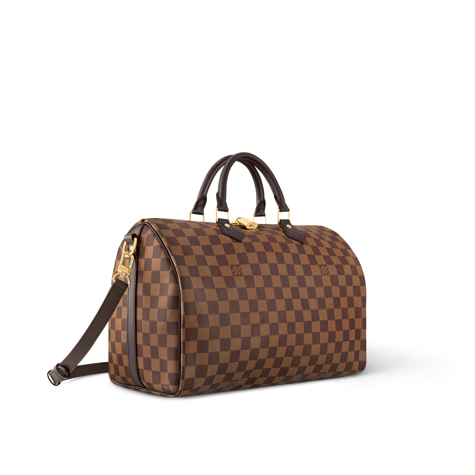 Damier Ebene Bolsas de mano Todas las bolsas de mano Bolsa Speedy 35 con correa | Louis Vuitton ® (Ampliar producto)
