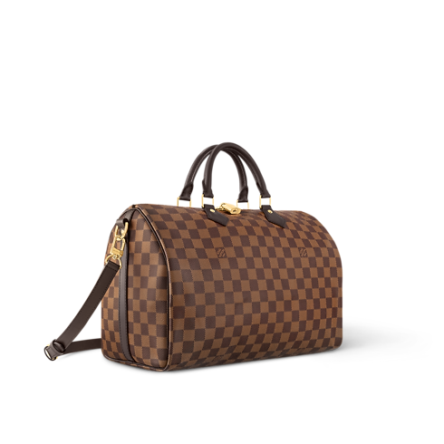 Damier Ebene Bolsas de mano Todas las bolsas de mano Bolsa Speedy 35 con correa | Louis Vuitton ® (Ampliar producto)