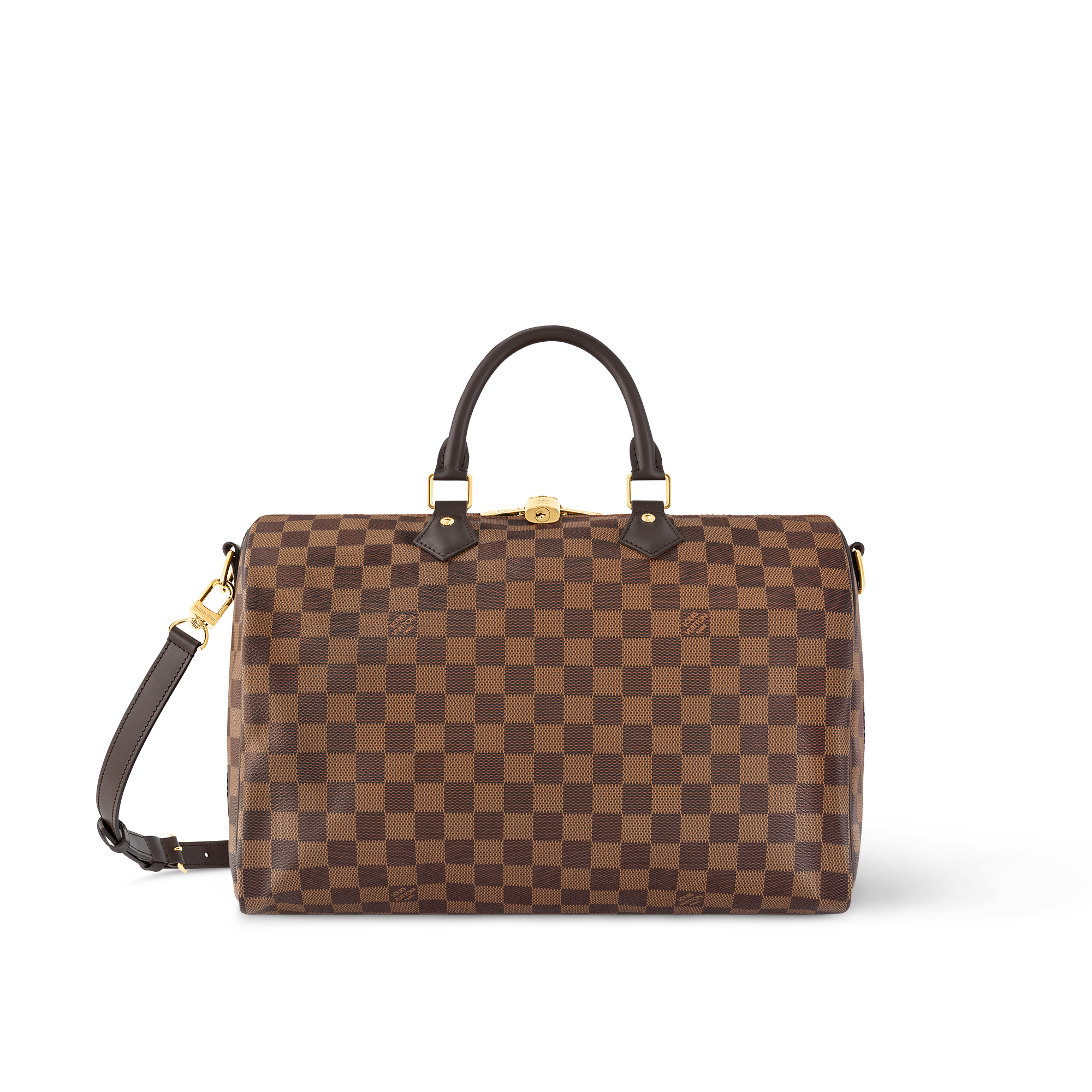 Damier Ebene Bolsas de mano Todas las bolsas de mano Bolsa Speedy 35 con correa | Louis Vuitton ® (Ampliar producto)