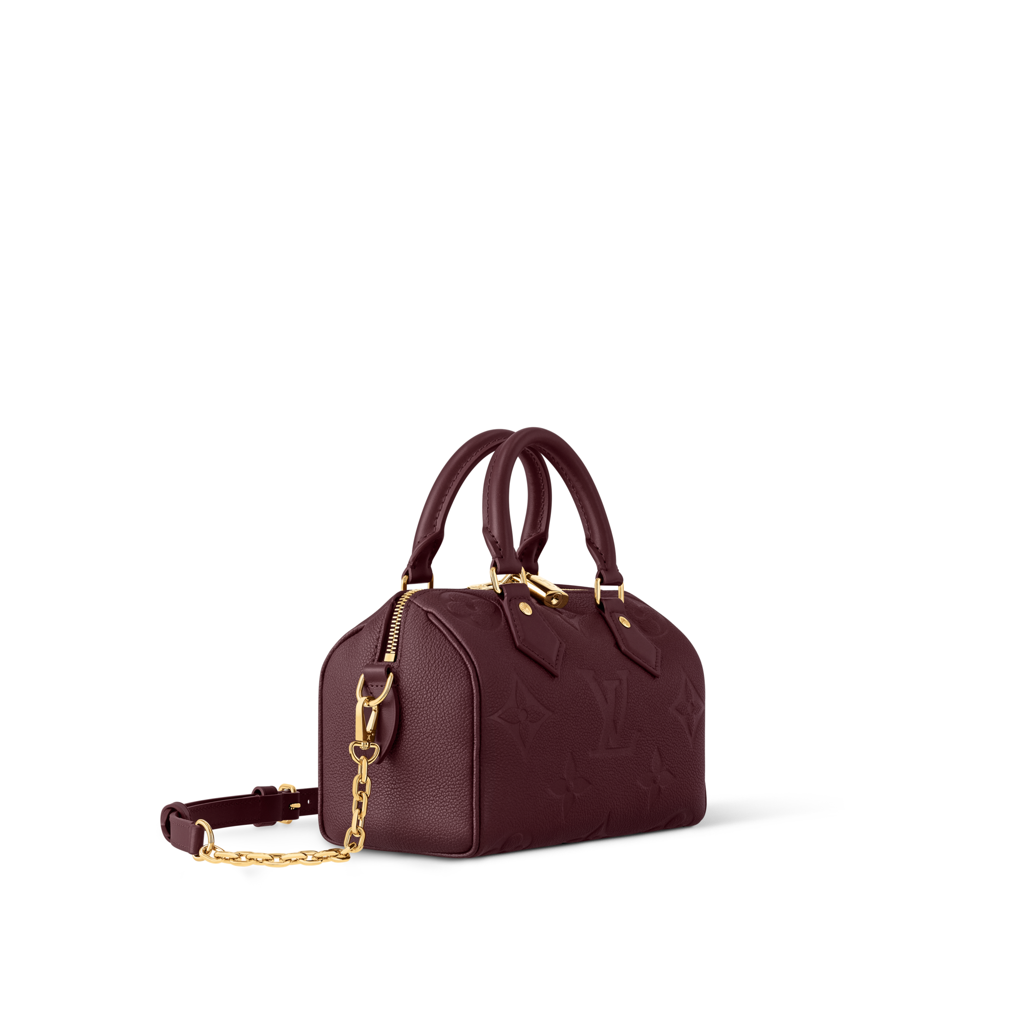 Monogram Empreinte Bolsas de mano Todas las bolsas de mano Bolsa Speedy con correa 20 | Louis Vuitton ® (Ampliar producto)