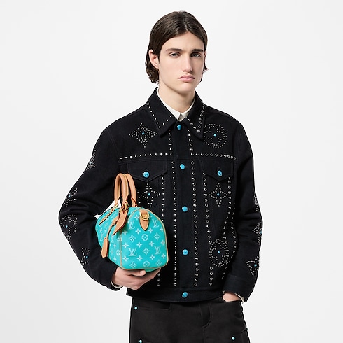 H40 Artículos de Piel y Viaje Desfile Speedy Hombre Bolsa Speedy P9 25 con correa | Louis Vuitton ® (Ampliar producto)