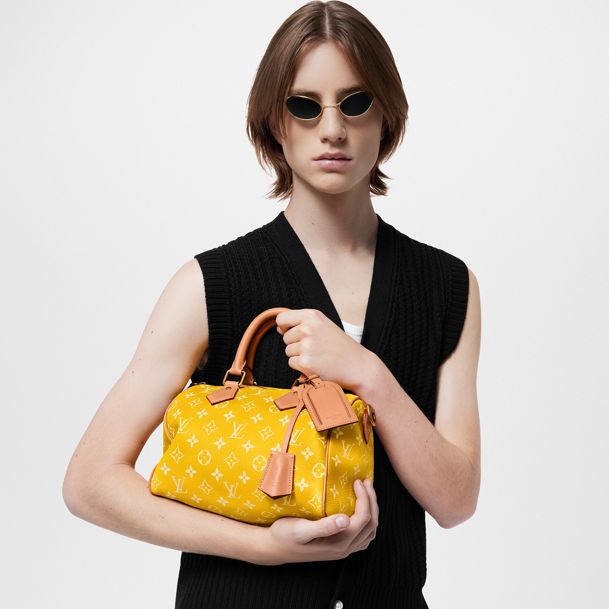 Autres Cuirs Monogram Artículos de Piel y Viaje Desfile Speedy Hombre Bolsa Speedy P9 25 con correa | Louis Vuitton ® (Ampliar producto)