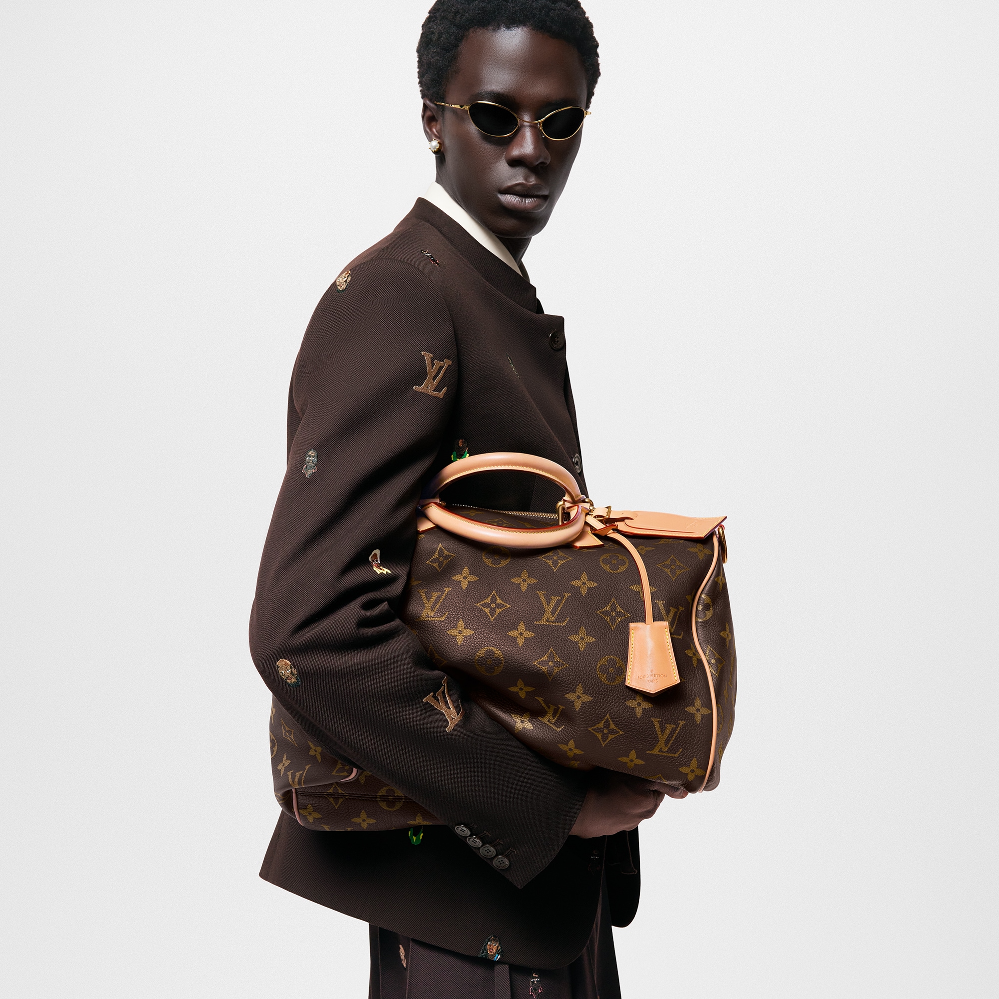 Autres Cuirs Monogram Artículos de Piel y Viaje Desfile Speedy Hombre Bolsa Speedy P9 40 con correa | Louis Vuitton ® (Ampliar producto)