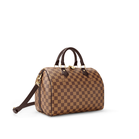 Damier Ebene Canvas Bolsas de mano Todas las bolsas de mano Bolso Speedy 30 con bandolera | Louis Vuitton ® (Ampliar producto)