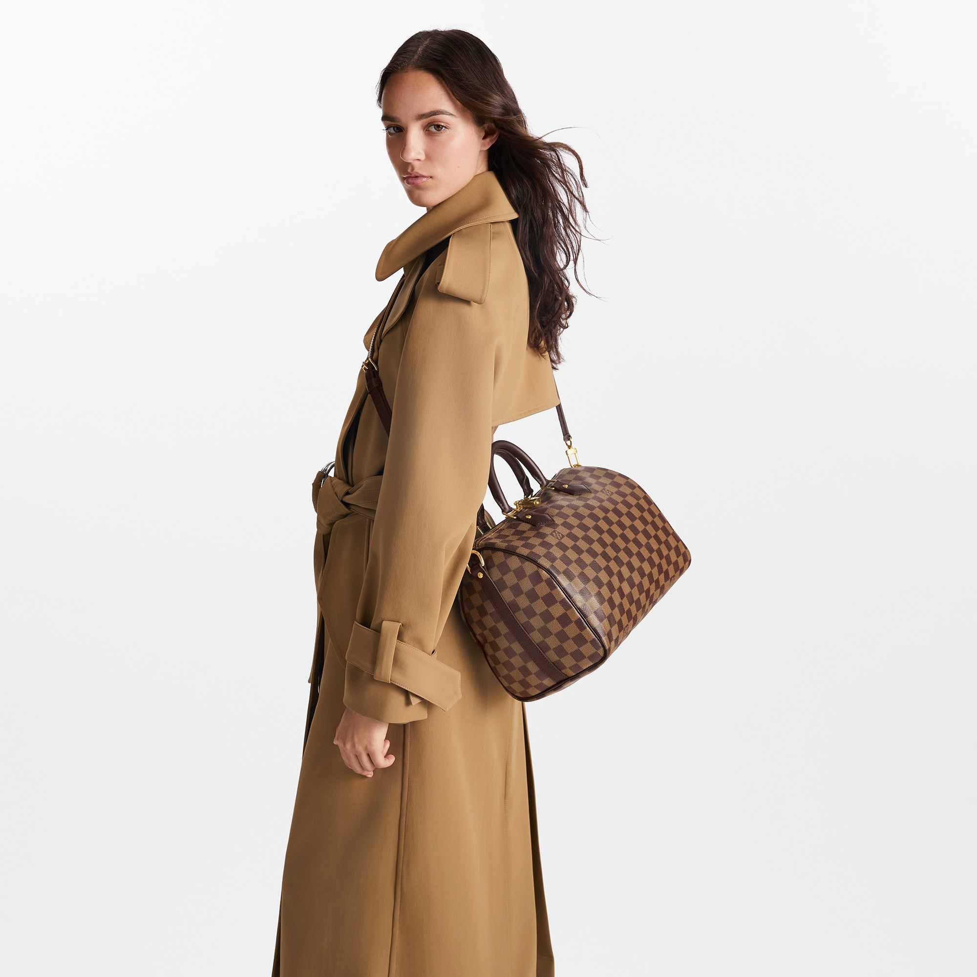 Damier Ebene Canvas Bolsas de mano Todas las bolsas de mano Bolso Speedy 30 con bandolera | Louis Vuitton ® (Ampliar producto)