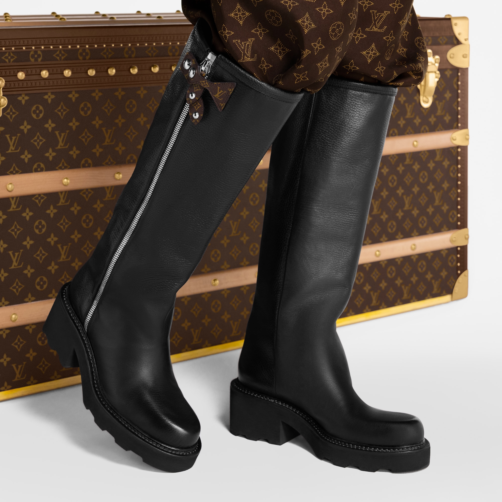  Zapatos Botas y botines Bota alta LV Beaubourg | Louis Vuitton ® (Ampliar producto)