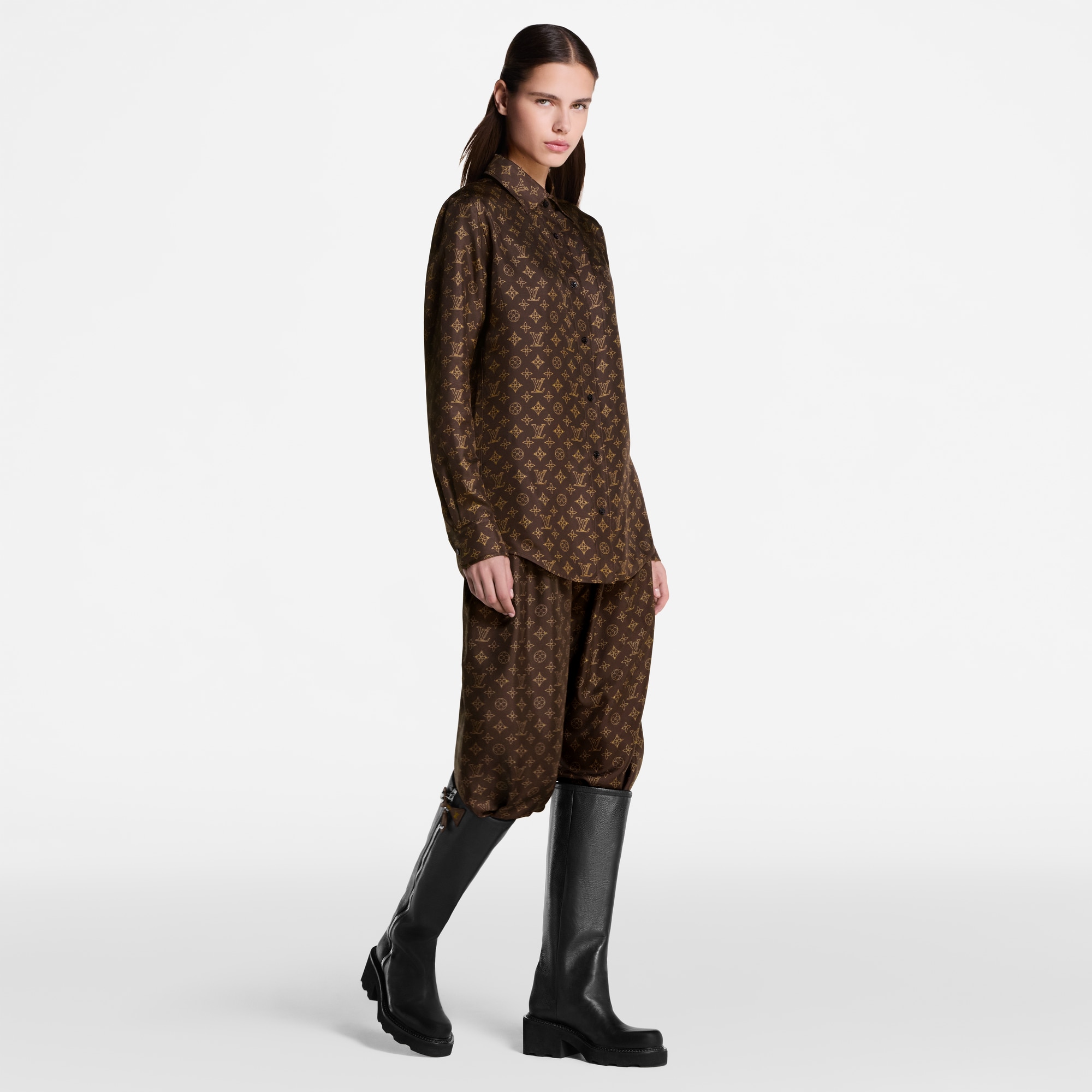  Zapatos Botas y botines Bota alta LV Beaubourg | Louis Vuitton ® (Ampliar producto)