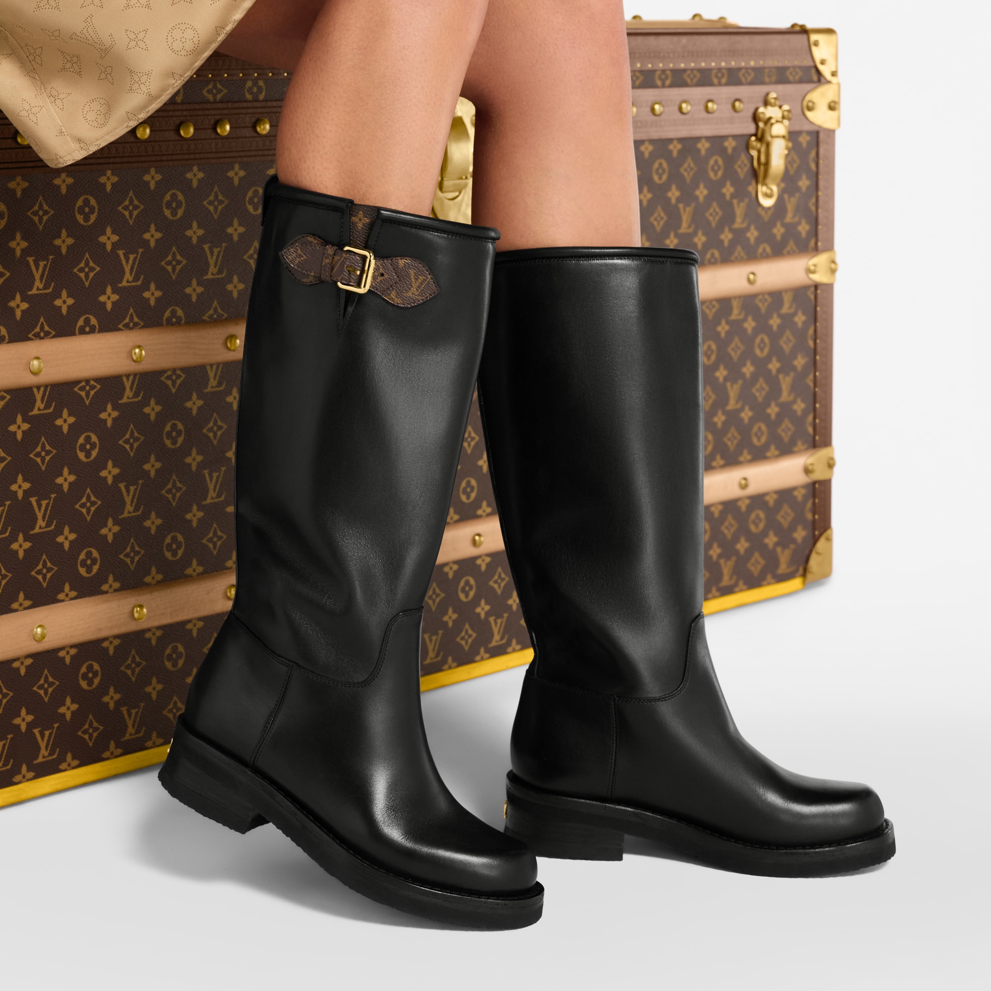  Zapatos Botas y botines Bota alta LV Biker | Louis Vuitton ® (Ampliar producto)