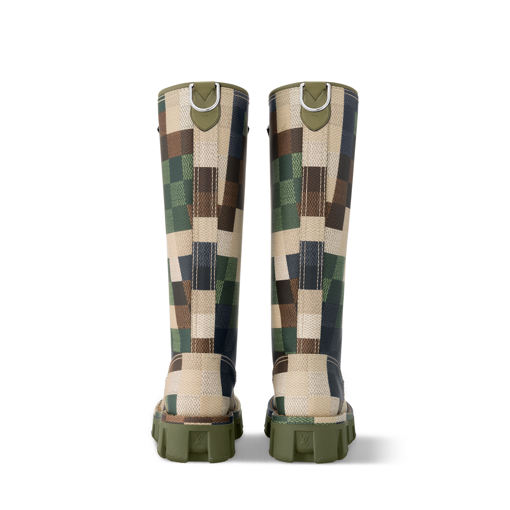  Zapatos Botas Bota alta LV Checker | Louis Vuitton ® (Ampliar producto)