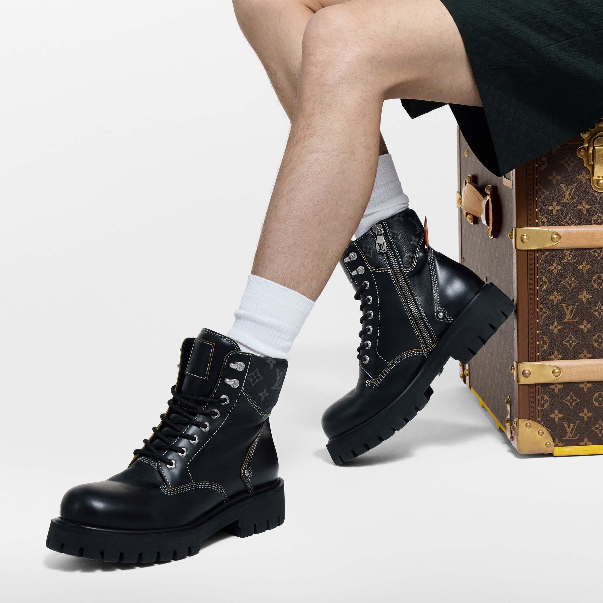  Zapatos Botas Bota militar LV Remix | Louis Vuitton ® (Ampliar producto)