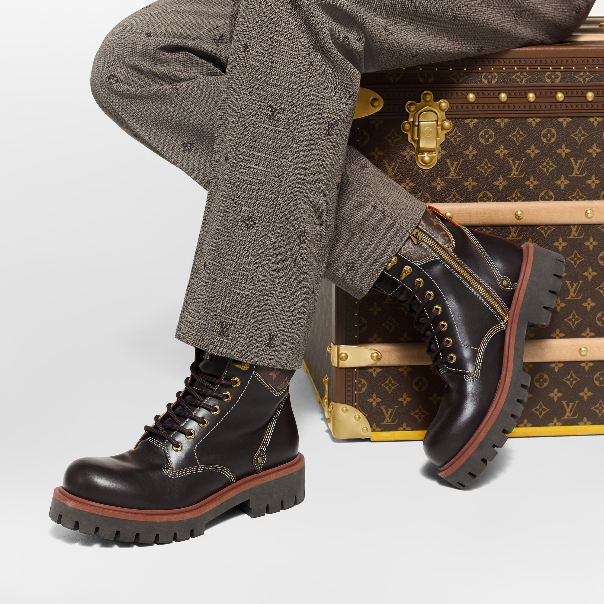  Zapatos Botas Bota militar LV Remix | Louis Vuitton ® (Ampliar producto)