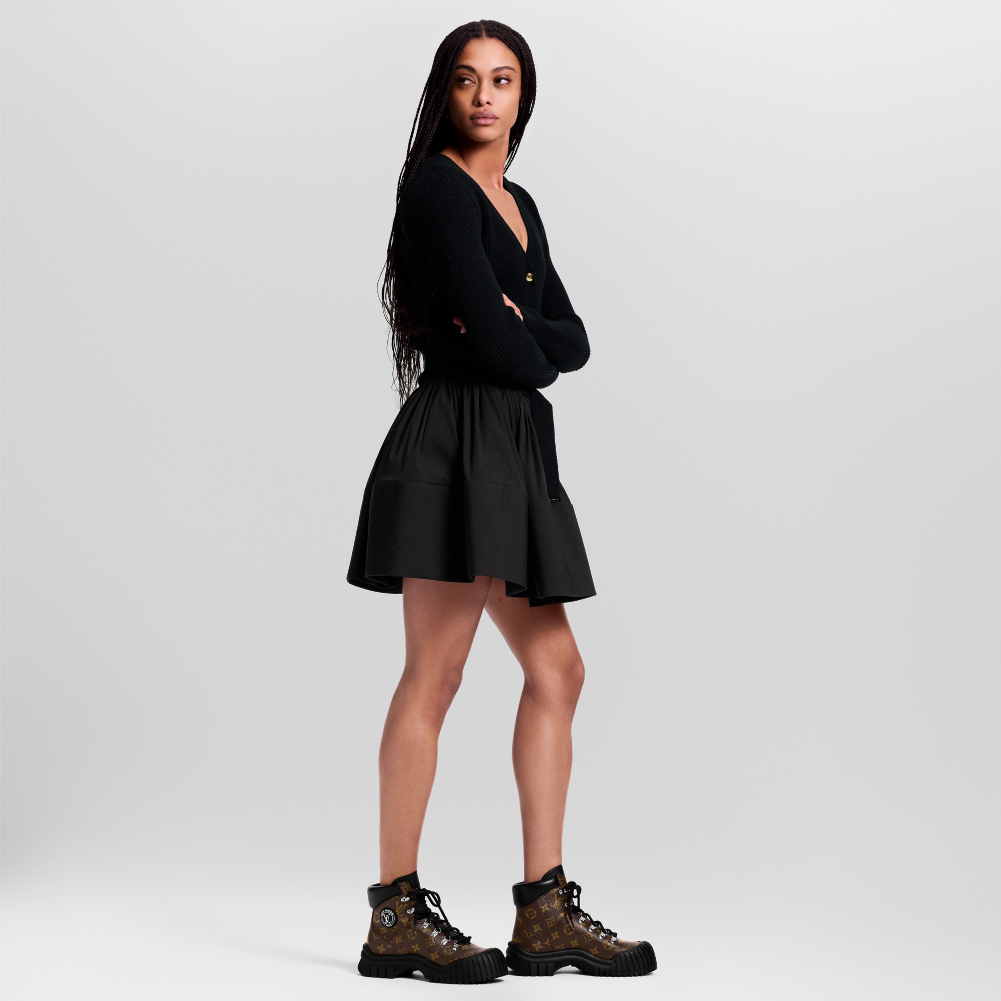 Zapatos Botas y botines Bota militar plana Ruby | Louis Vuitton ® (Ampliar producto)