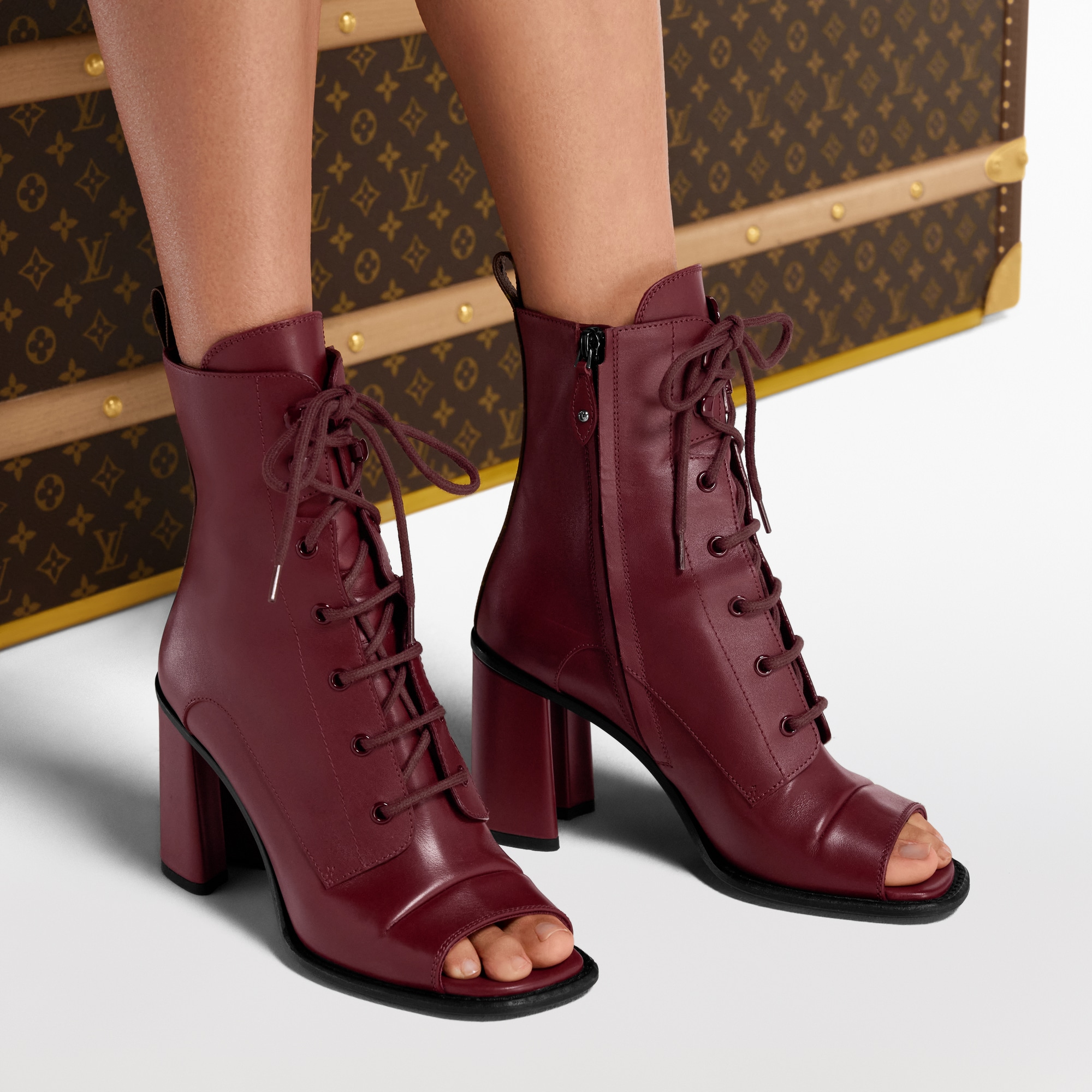  Zapatos Botas y botines Botín abierto Berlin | Louis Vuitton ® (Ampliar producto)