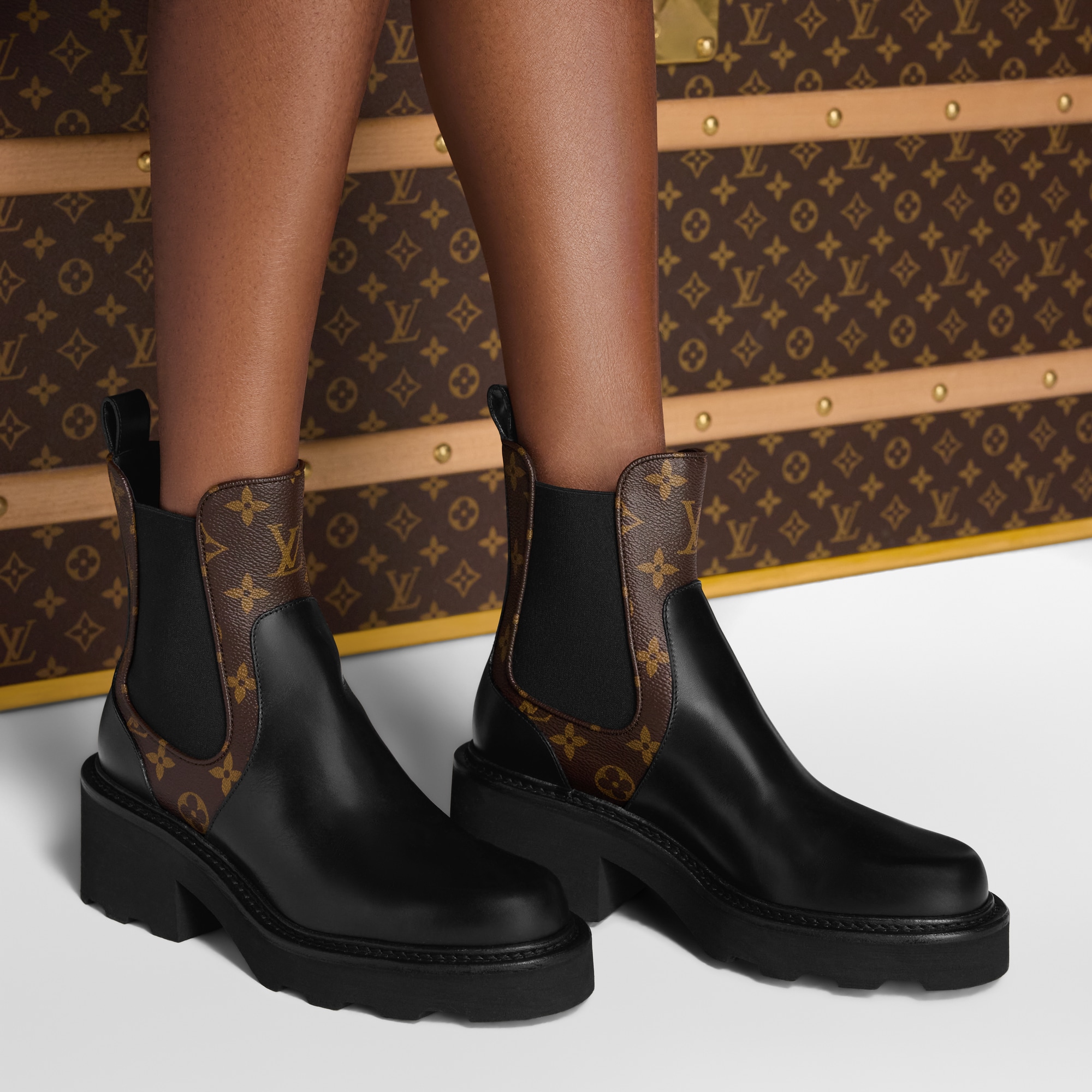  Zapatos Botas y botines Botín Chelsea LV Beaubourg | Louis Vuitton ® (Ampliar producto)