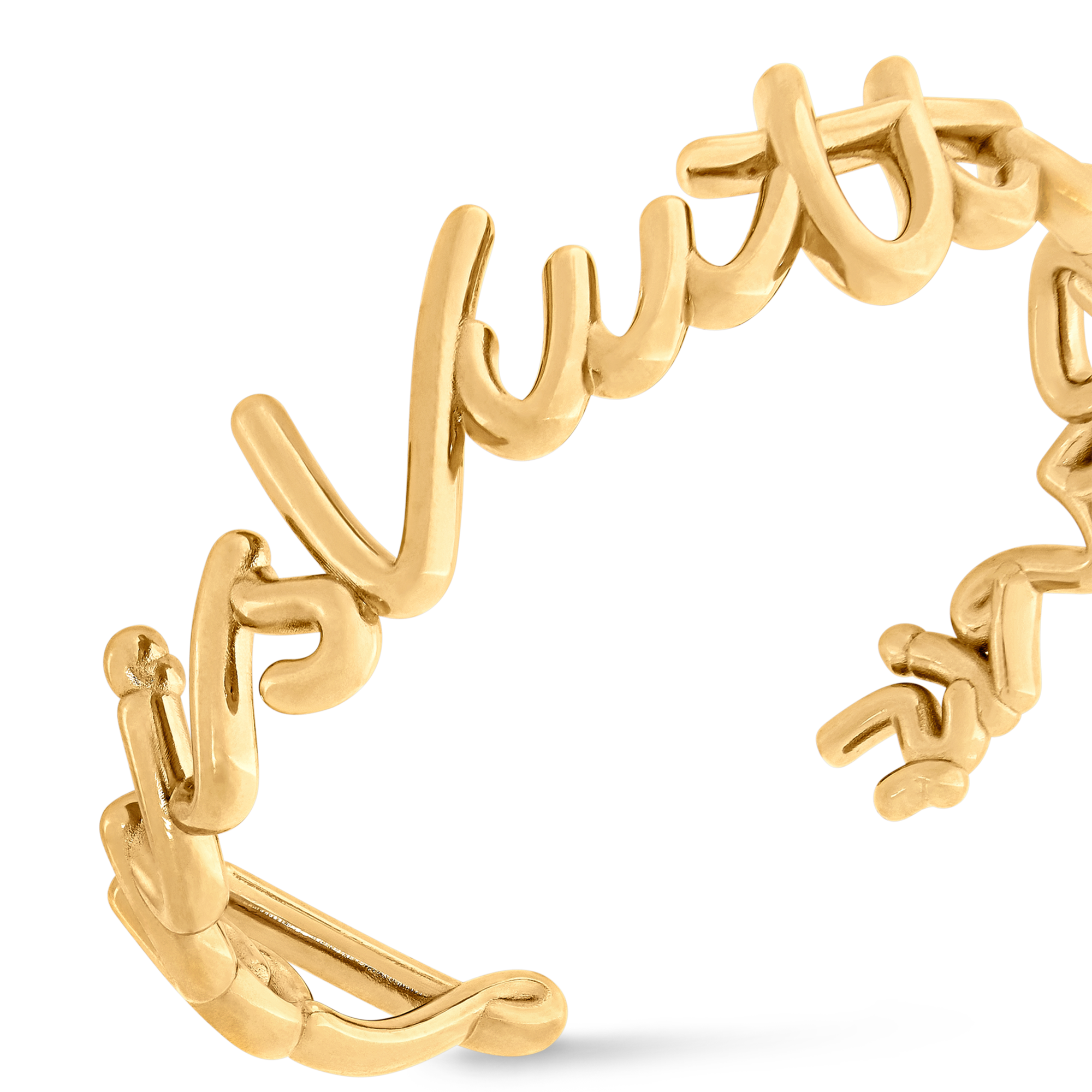 S00 Bisutería Brazaletes Brazalete LV Script | Louis Vuitton ® (Ampliar producto)