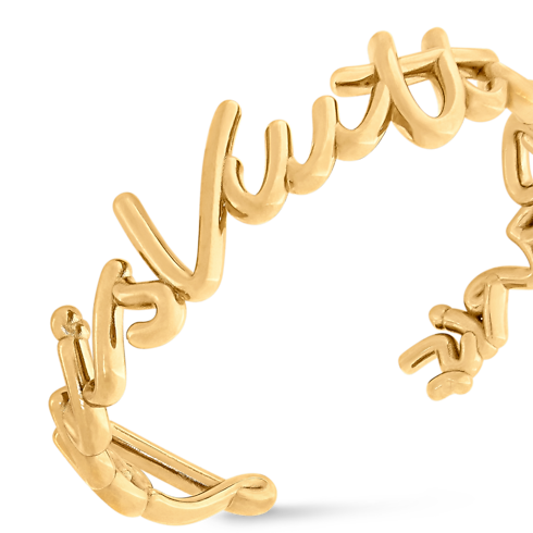 S00 Bisutería Brazaletes Brazalete LV Script | Louis Vuitton ® (Ampliar producto)