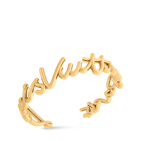 S00 Bisutería Brazaletes Brazalete LV Script | Louis Vuitton ® (Ampliar producto)