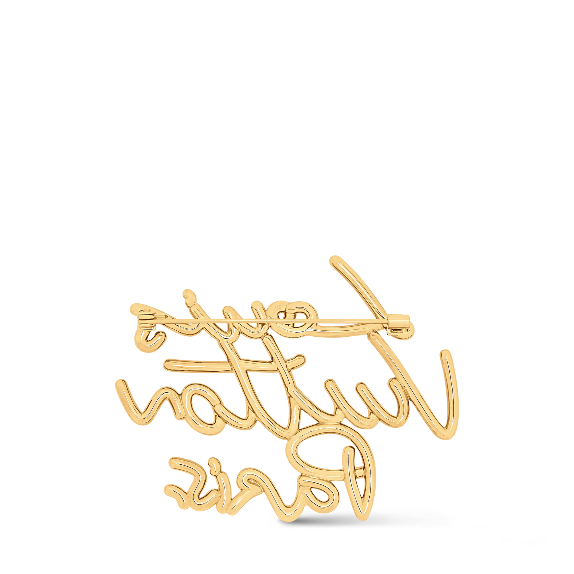 S00 Bisutería Toda la Bisutería Broche LV Script | Louis Vuitton ® (Ampliar producto)