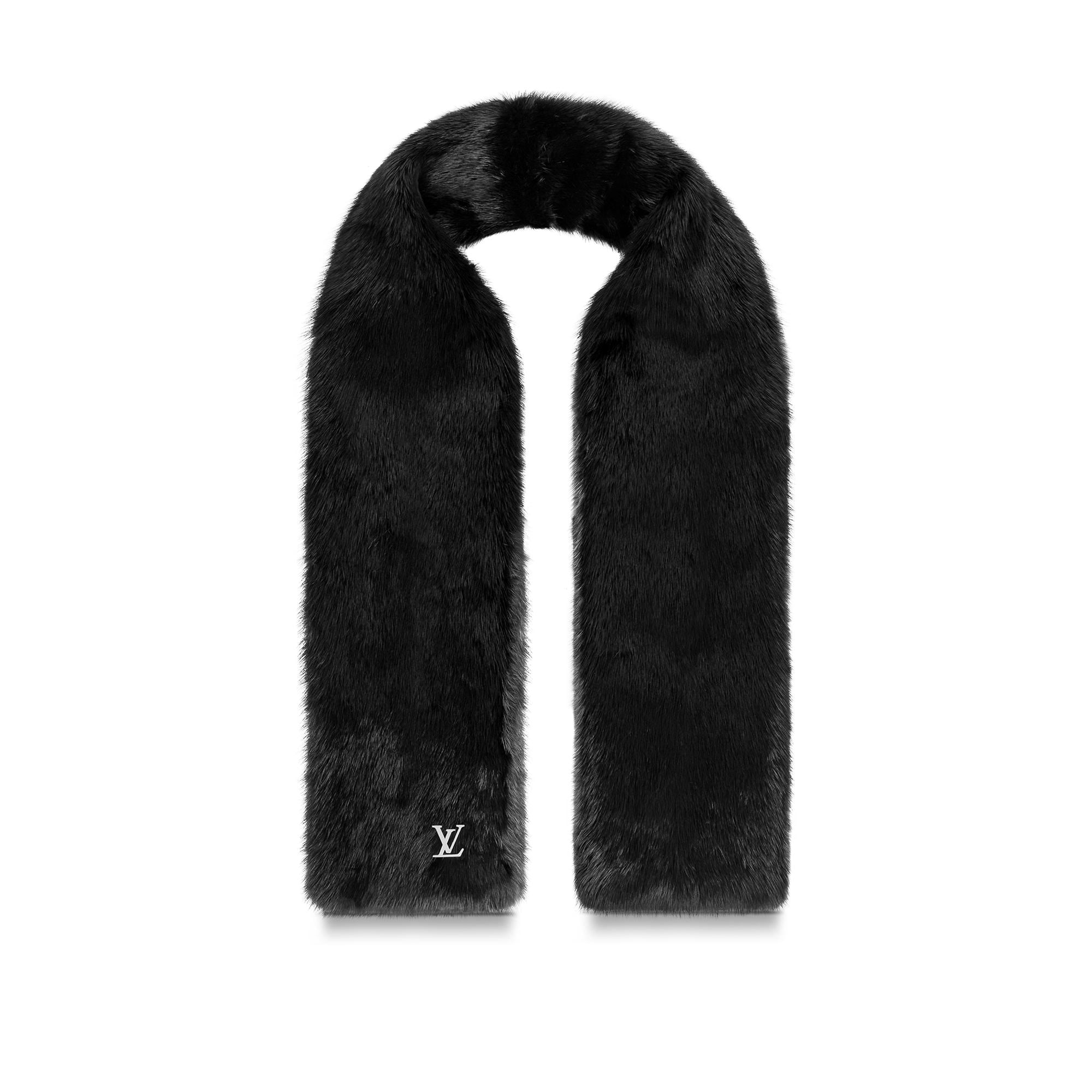 S00 Accesorios Bufandas Bufanda de pelo Monogram Reverse | Louis Vuitton ® (Ampliar producto)