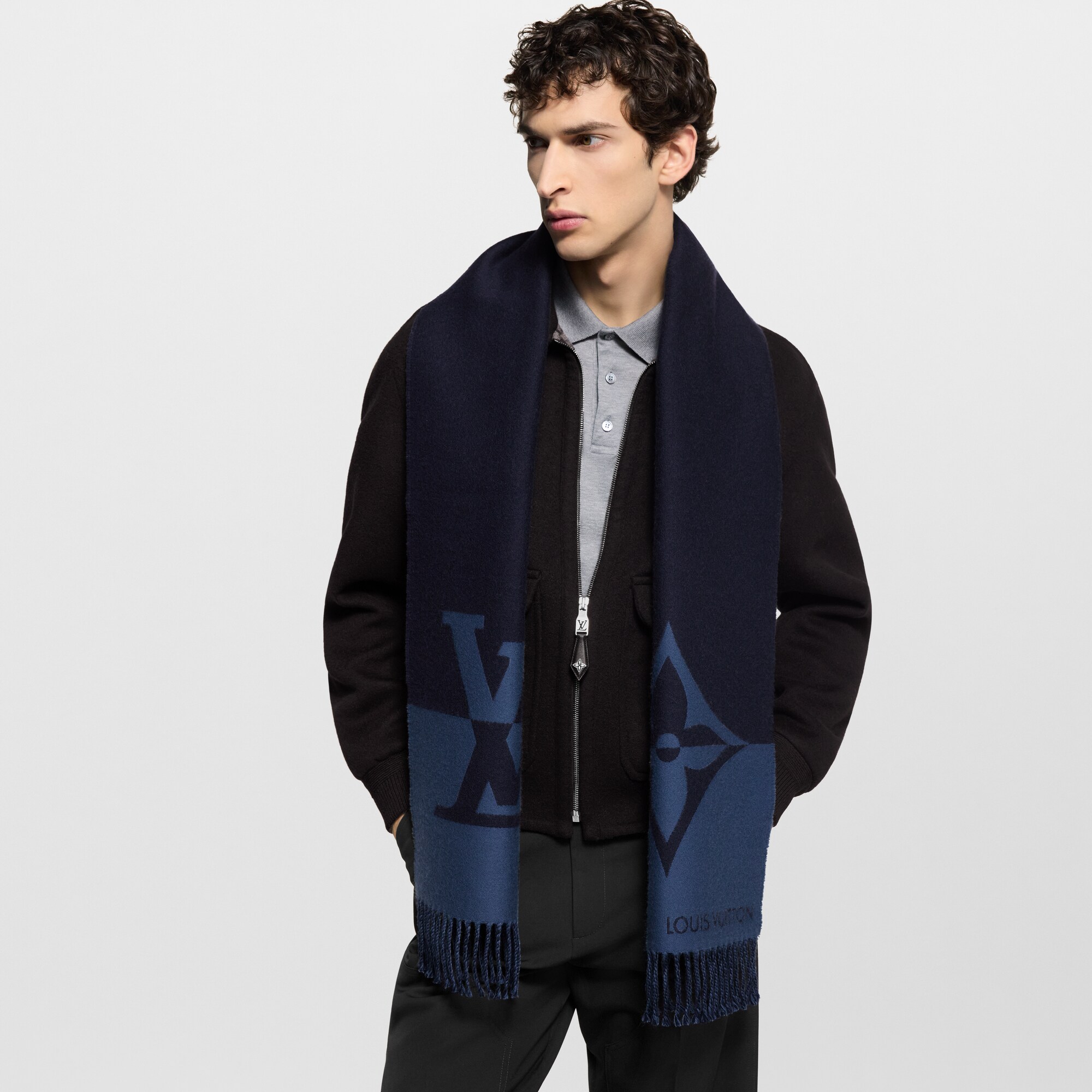 S00 Accesorios Bufandas Bufanda gráfica Dual | Louis Vuitton ® (Ampliar producto)