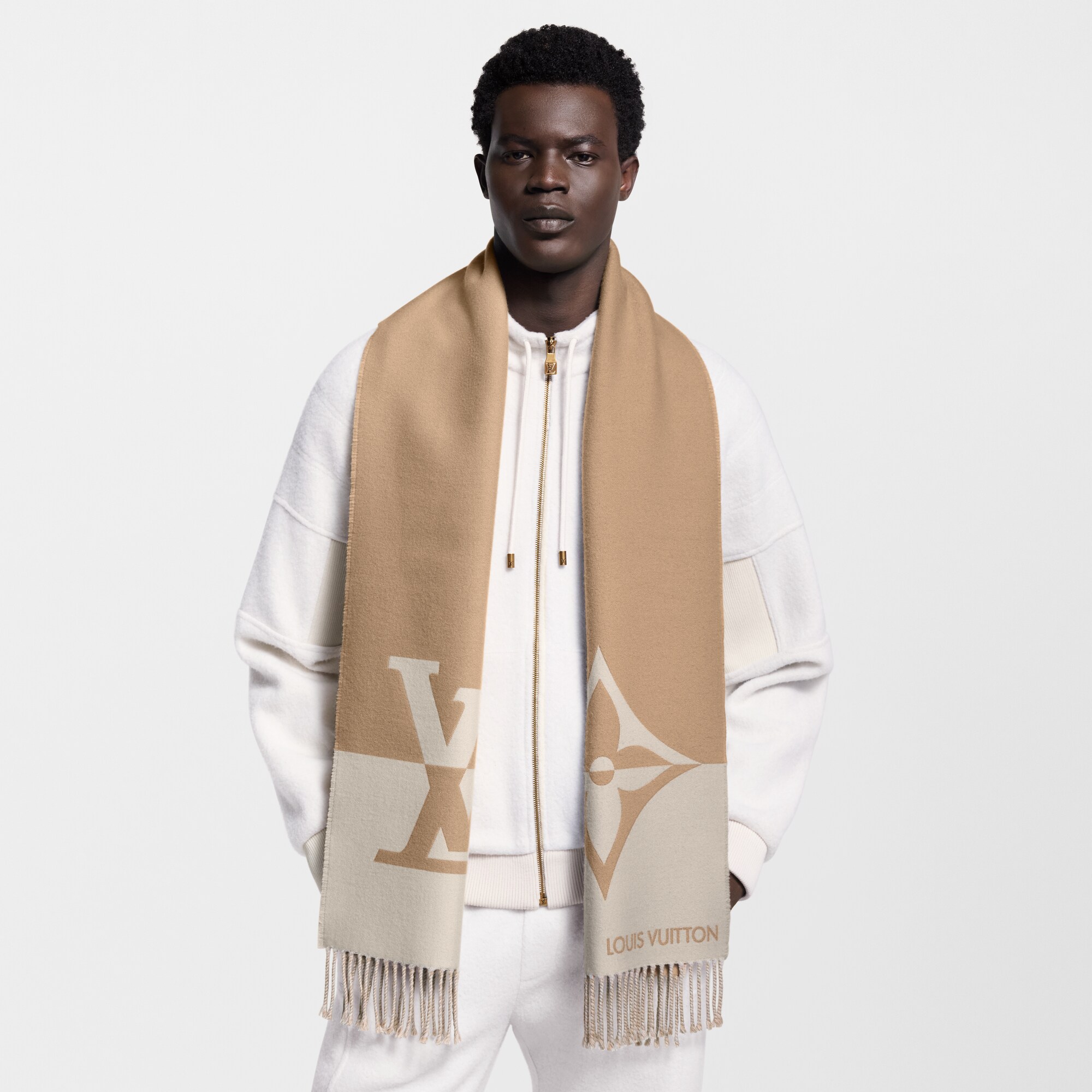 S00 Accesorios Bufandas Bufanda Graphic Dual | Louis Vuitton ® (Ampliar producto)