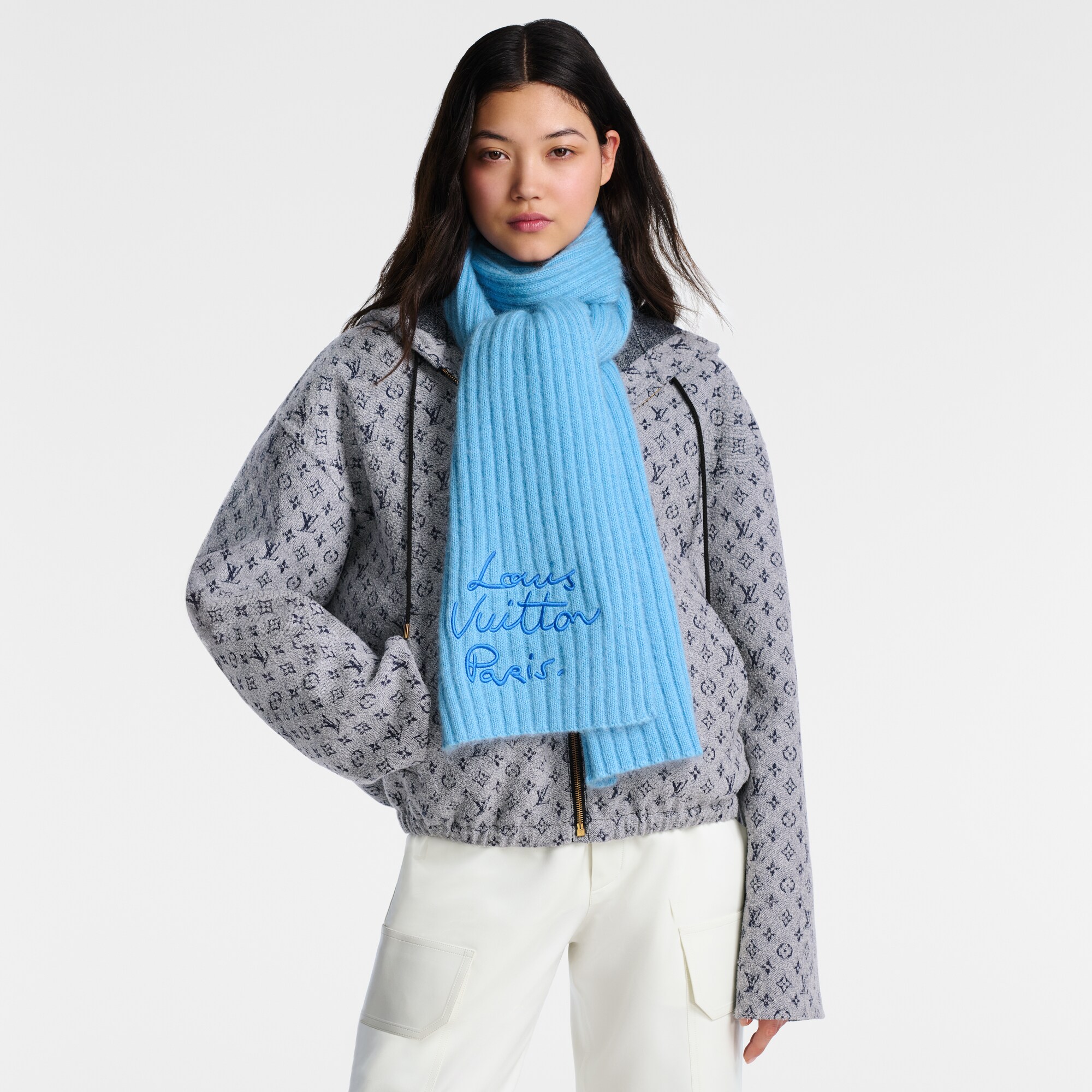 S00 Accesorios Bufandas Bufanda LV Script | Louis Vuitton ® (Ampliar producto)