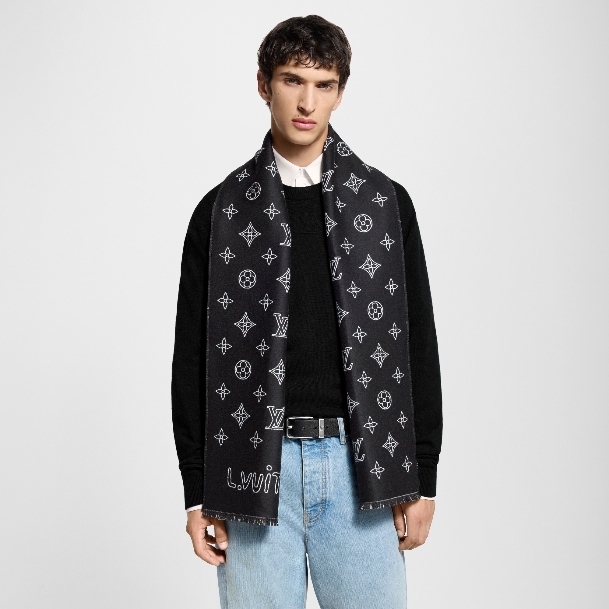 S00 Accesorios Bufandas Bufanda Monogram Blast | Louis Vuitton ® (Ampliar producto)