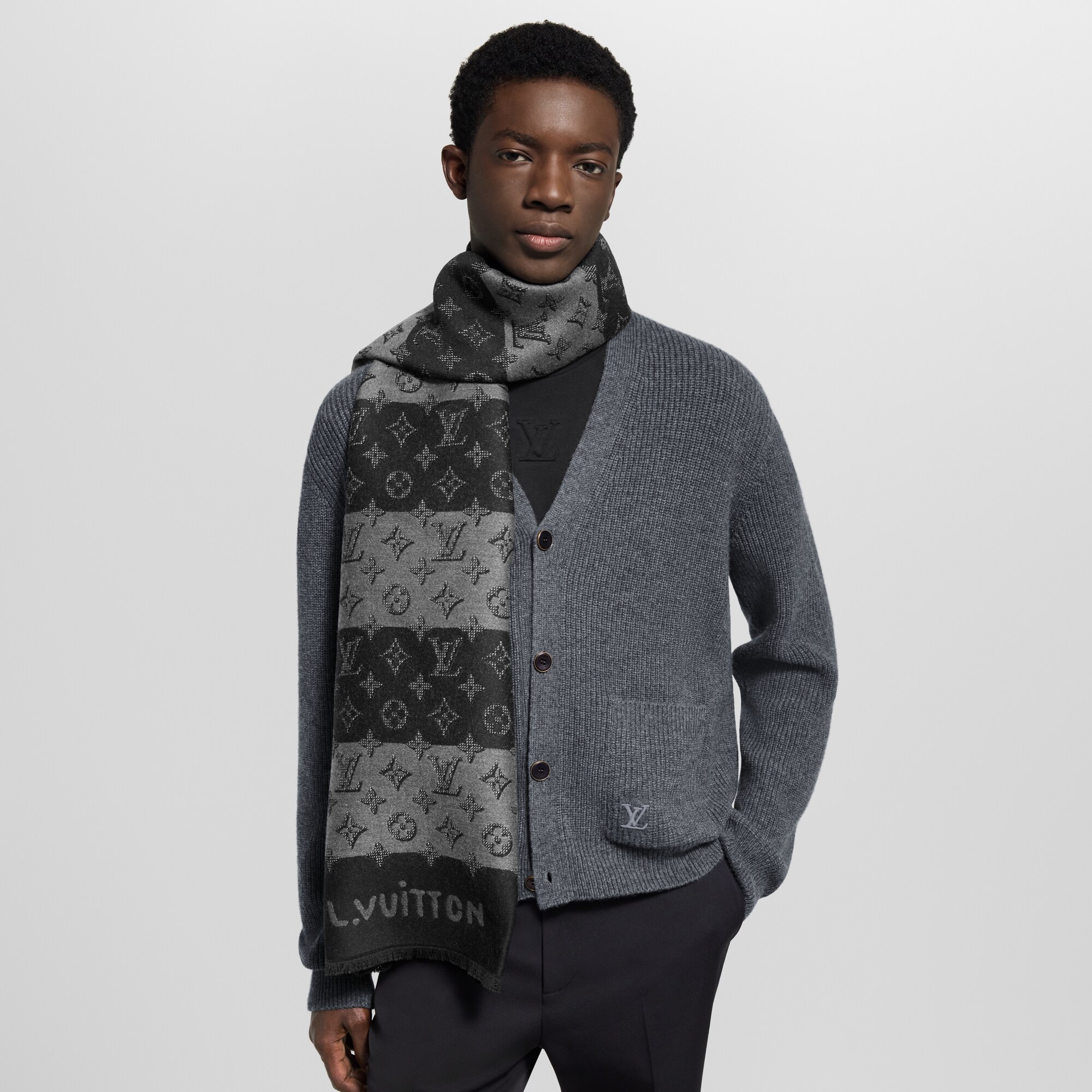 S00 Accesorios Bufandas Bufanda Monogram Heritage | Louis Vuitton ® (Ampliar producto)