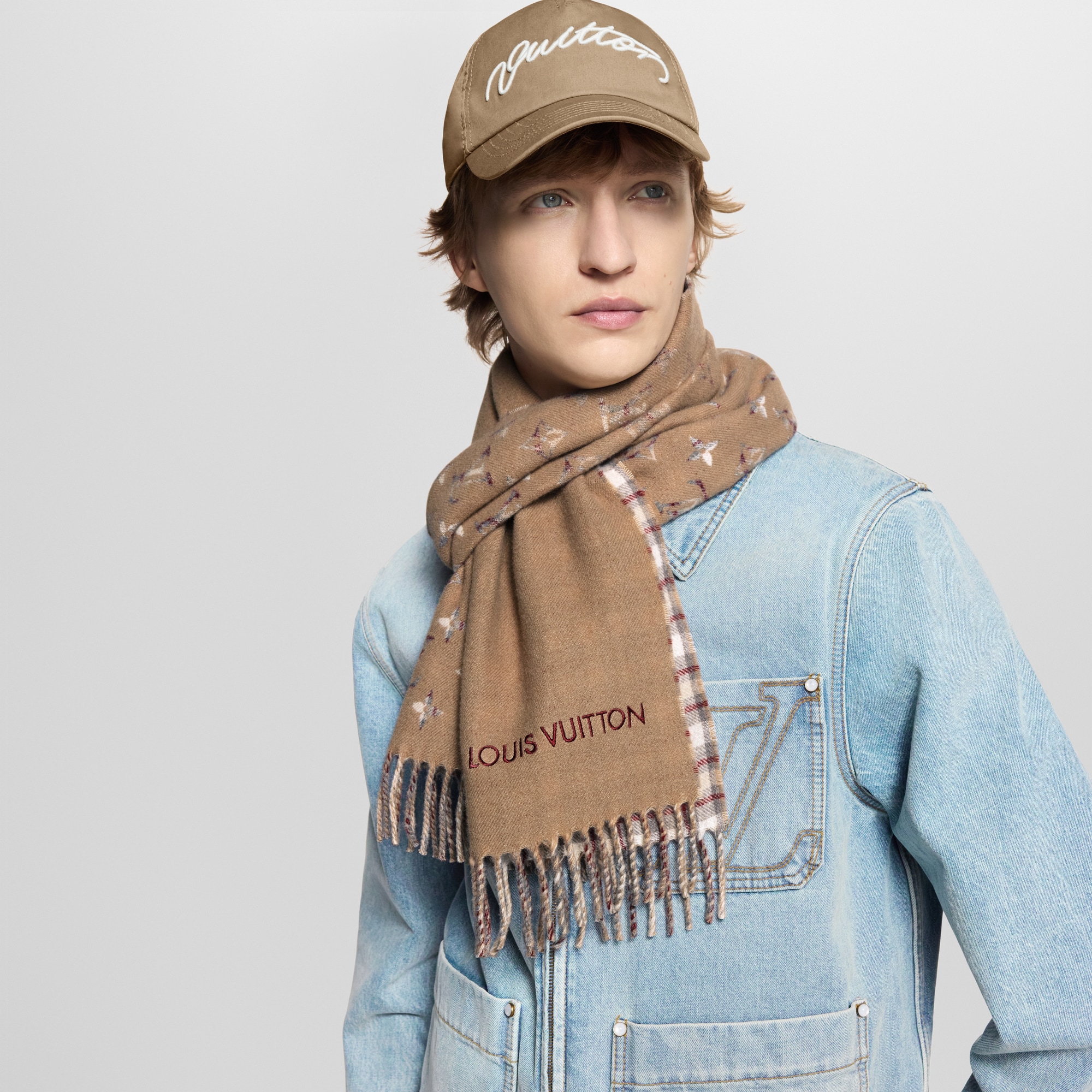 S00 Accesorios Bufandas Bufanda Monograma Gradient Tartan | Louis Vuitton ® (Ampliar producto)