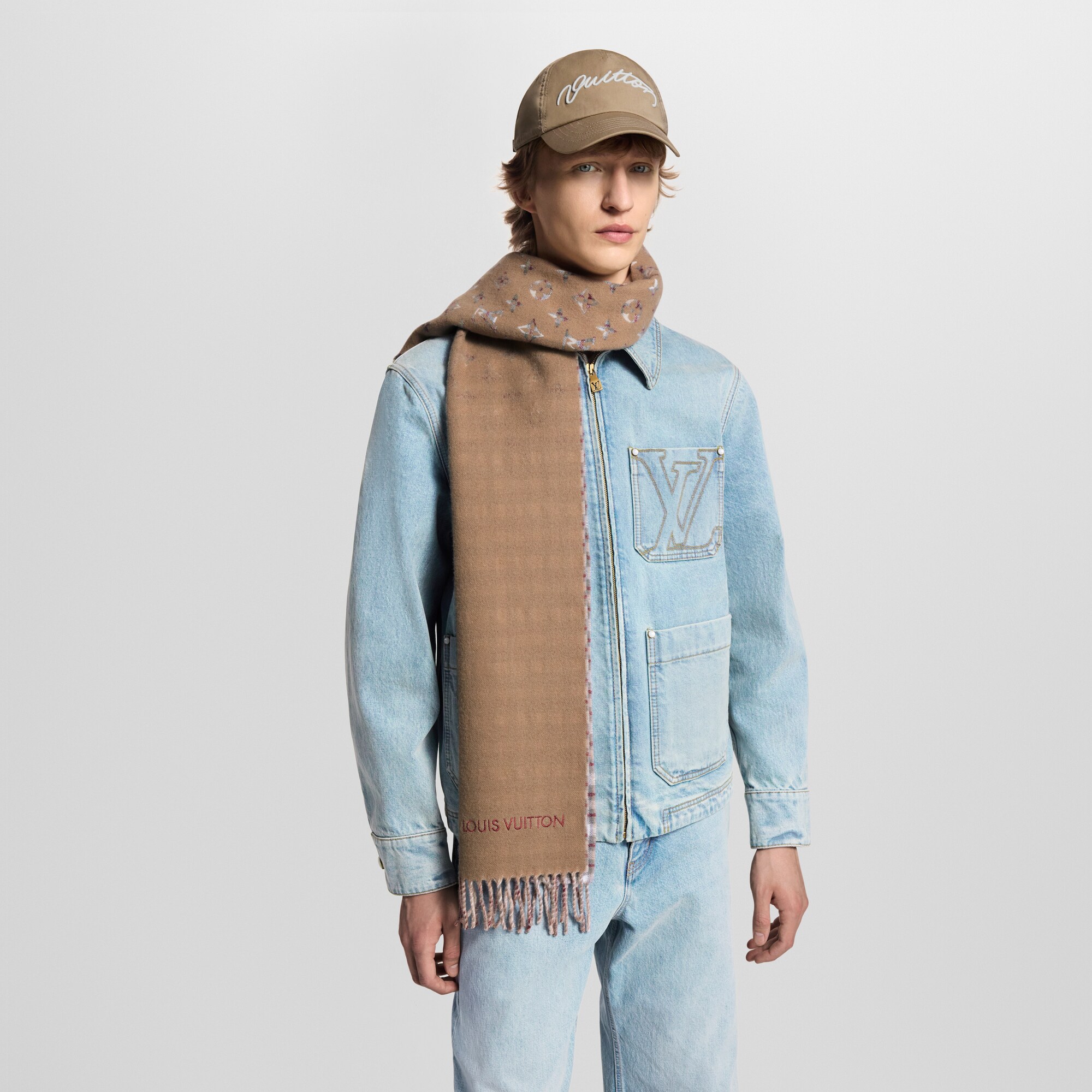 S00 Accesorios Bufandas Bufanda Monograma Gradient Tartan | Louis Vuitton ® (Ampliar producto)