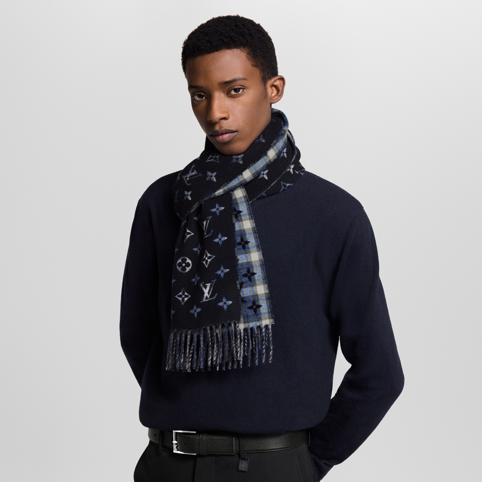 S00 Accesorios Bufandas Bufanda Monograma Gradient Tartan City | Louis Vuitton ® (Ampliar producto)