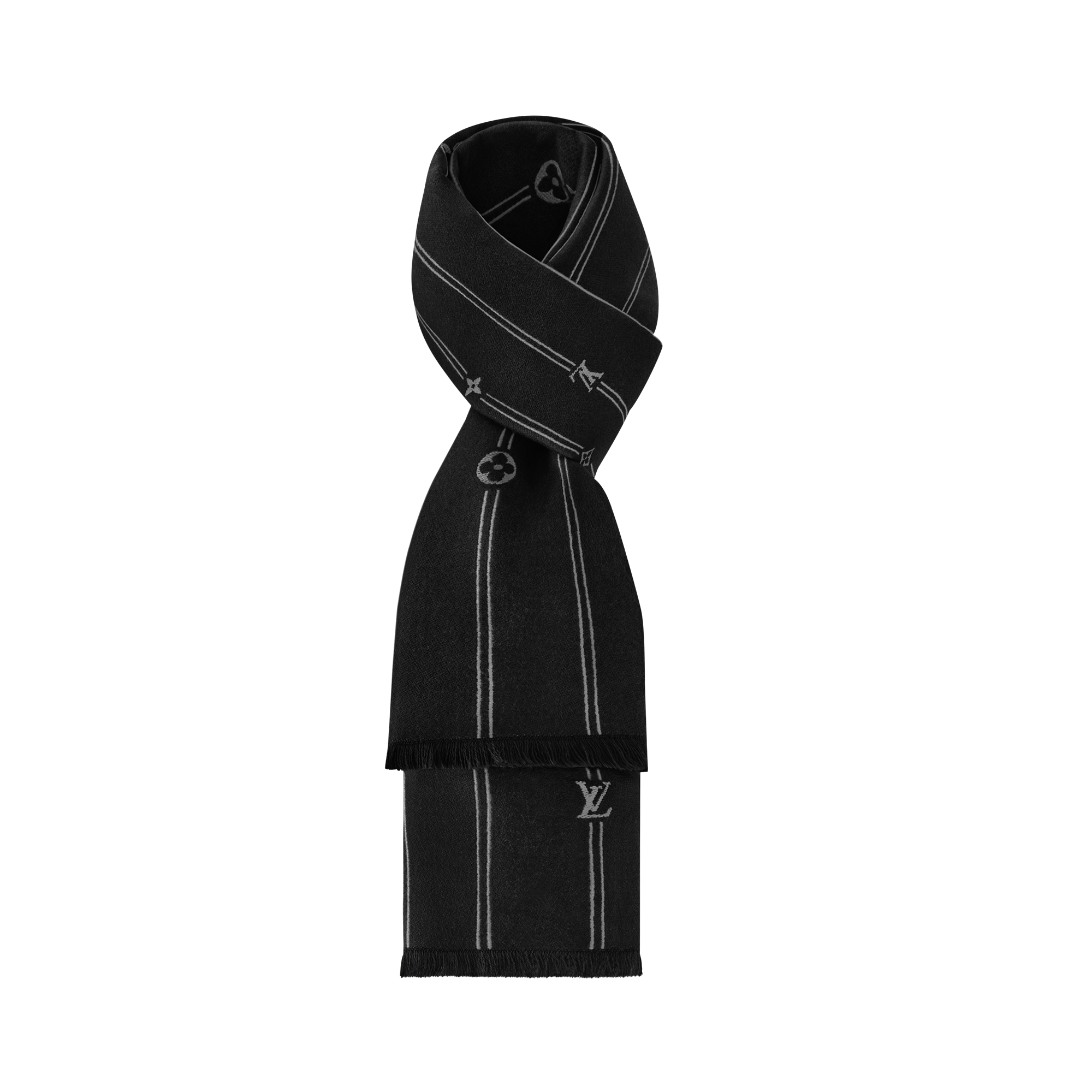 S00 Accesorios Bufandas Bufanda Monograma Stripes | Louis Vuitton ® (Ampliar producto)