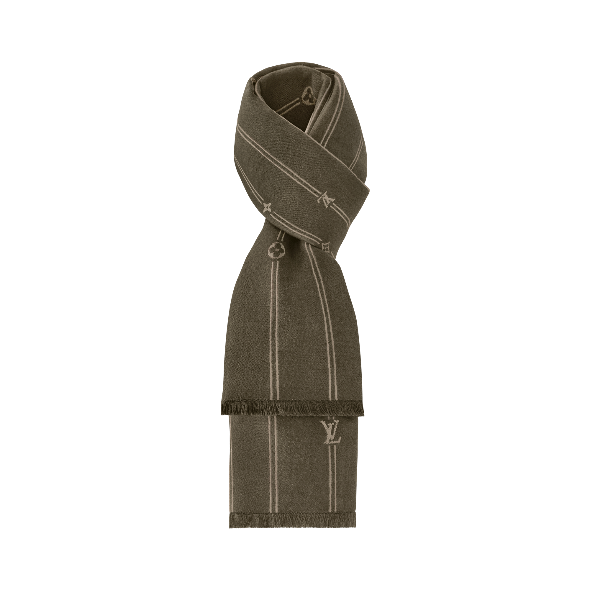 S00 Accesorios Bufandas Bufanda Monograma Stripes | Louis Vuitton ® (Ampliar producto)