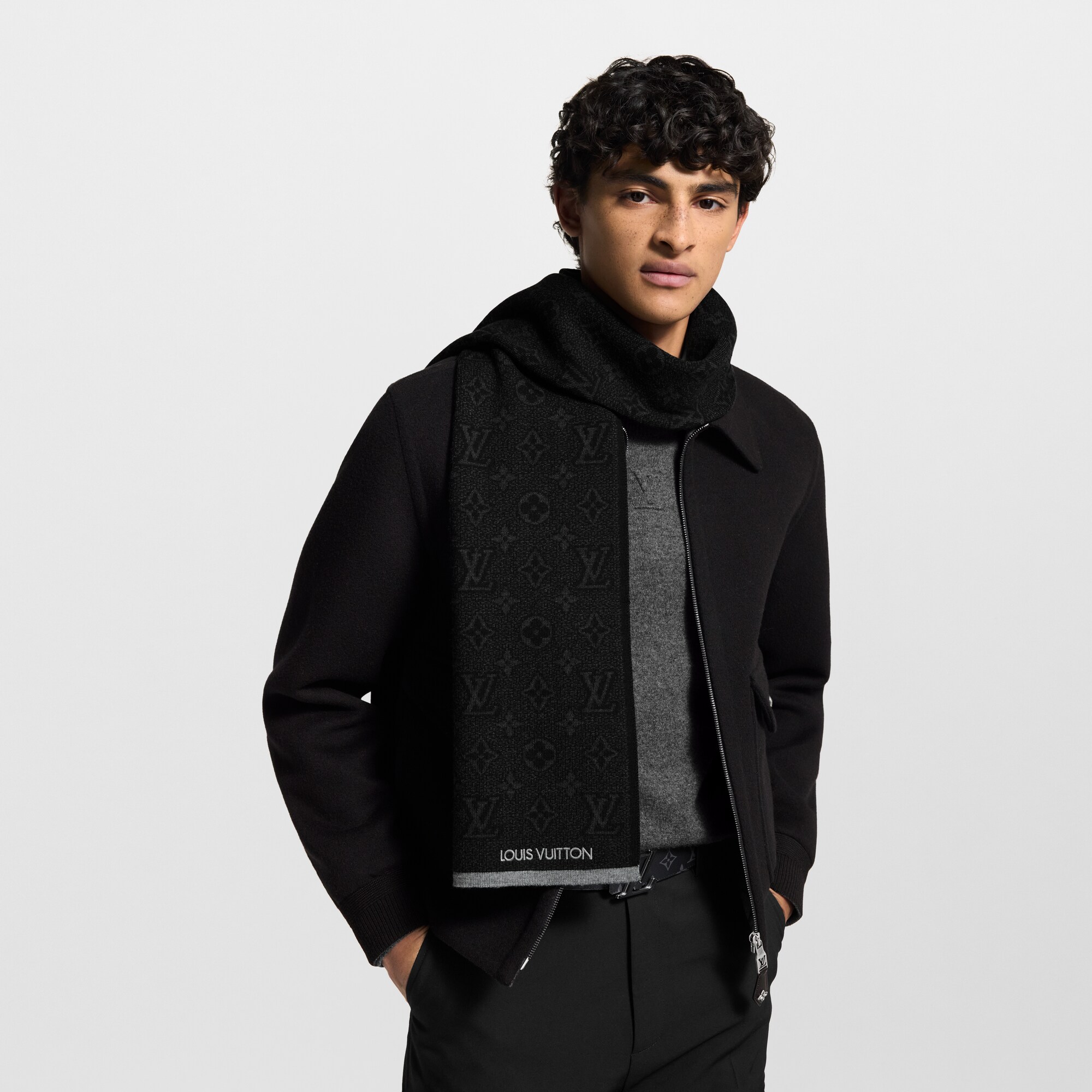 S00 Accesorios Bufandas Bufanda My Monogram Eclipse | Louis Vuitton ® (Ampliar producto)