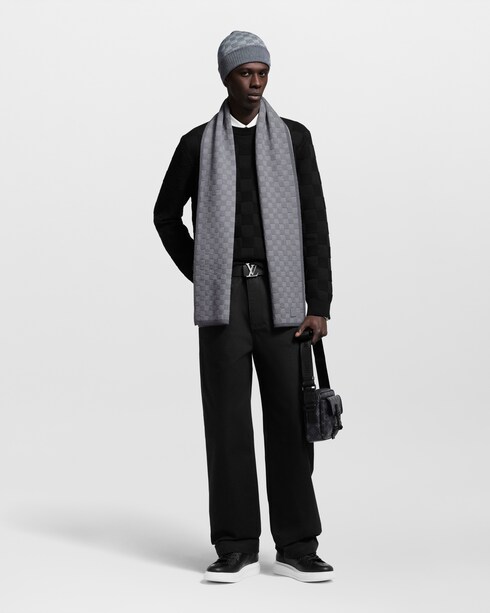 S00 Regalos Festivos para Él } Bufanda Néo Petit Damier | Louis Vuitton ®