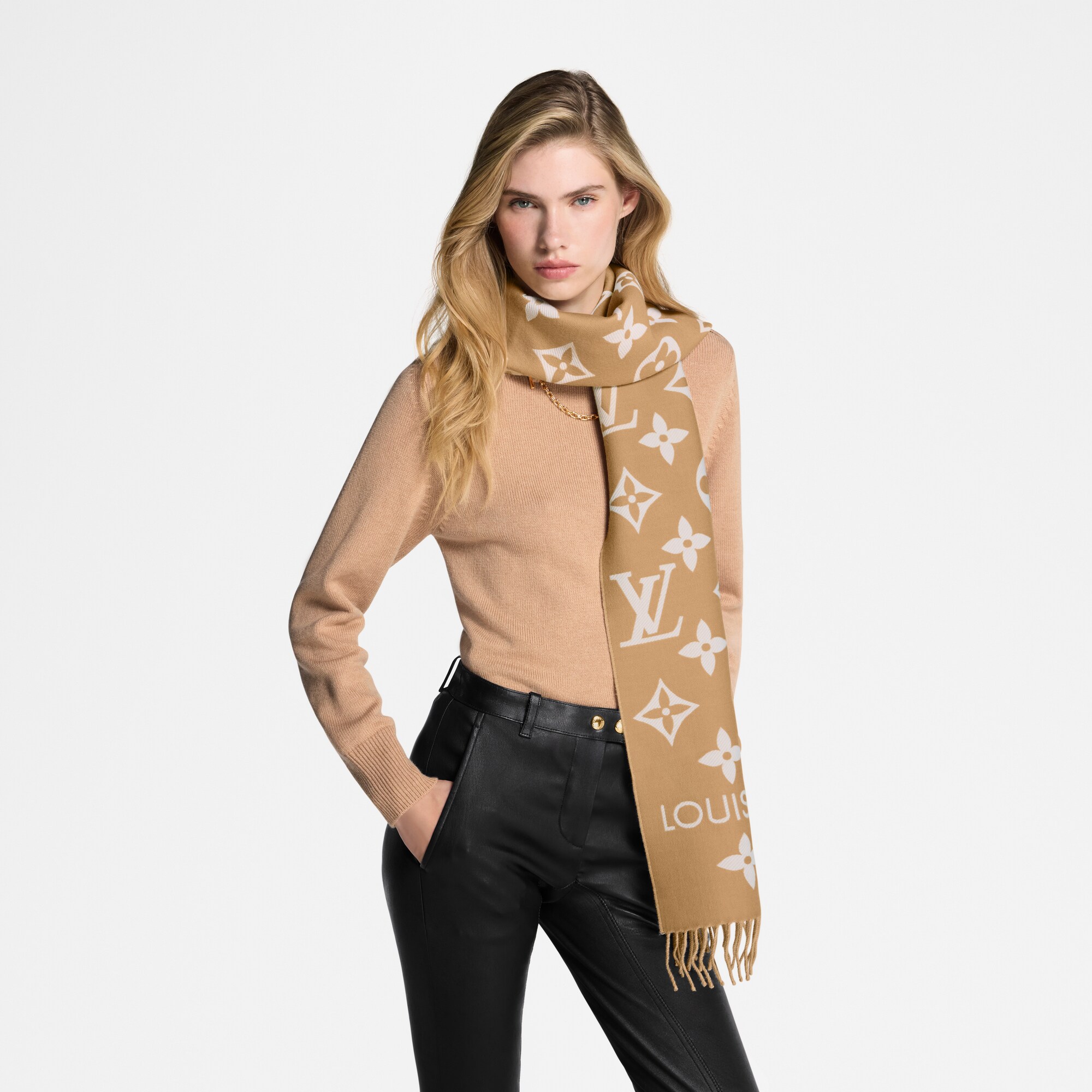 S00 Accesorios Bufandas Bufanda Simply Signature | Louis Vuitton ® (Ampliar producto)