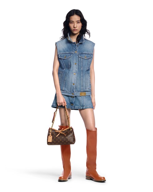 Ready-to-Wear Saias e Shorts Minissaia Jeans com Botões na Frente | Louis Vuitton ®