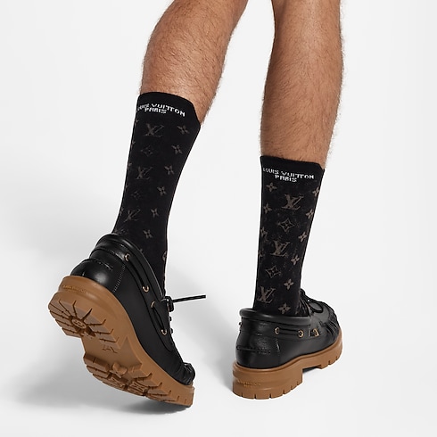 Calcetines Monogram Reporter vista usada recortada