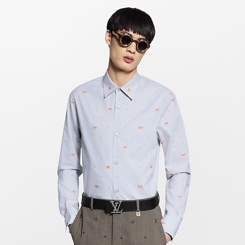 Ready to Wear Camisas Camisa a rayas en fil coupé | Louis Vuitton ® (Ampliar producto)