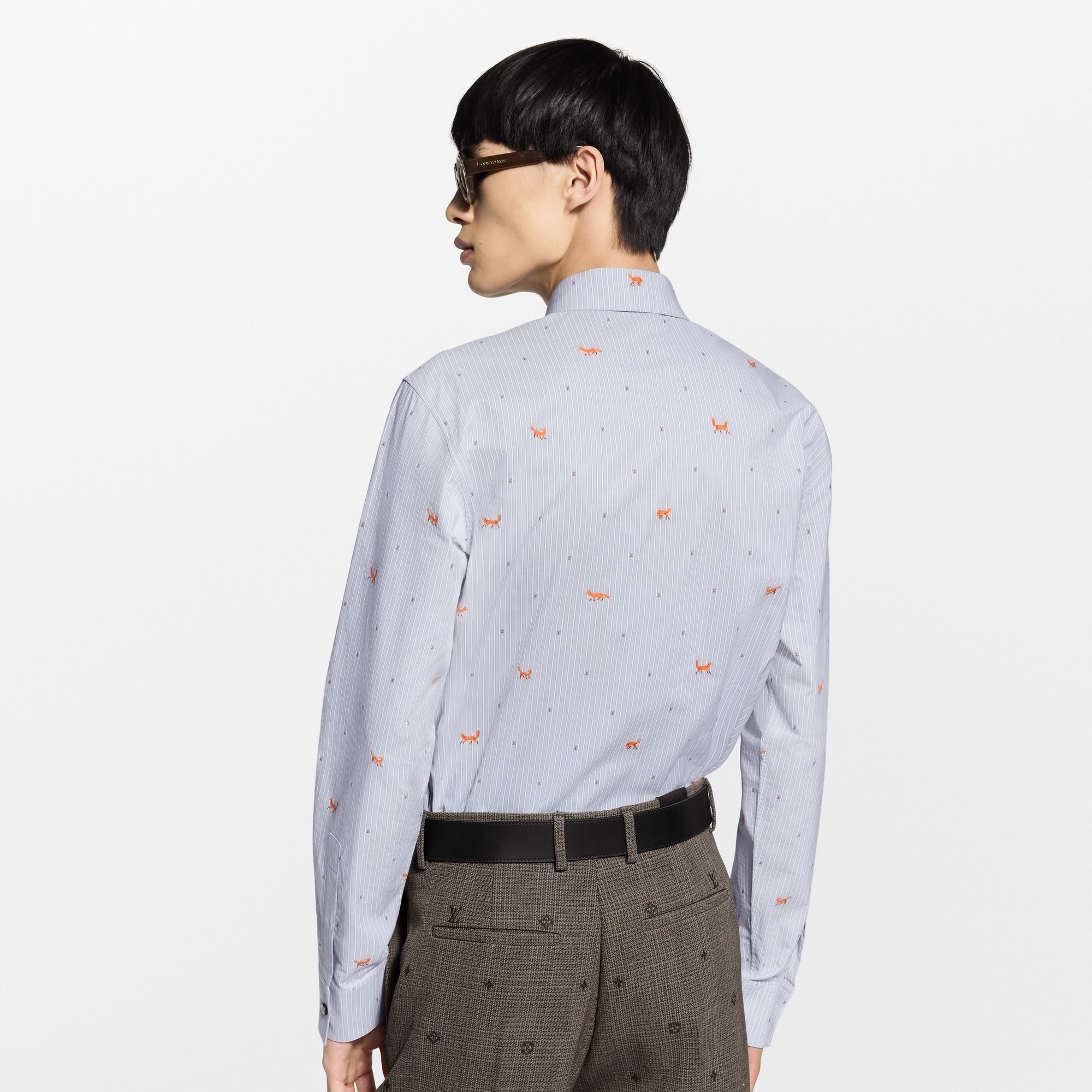  Ready to Wear Camisas Camisa a rayas en fil coupé | Louis Vuitton ® (Ampliar producto)