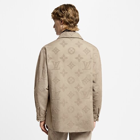 Ready to Wear Cazadoras y abrigos Camisa con motivo Monograma bordado | Louis Vuitton ® (Ampliar producto)