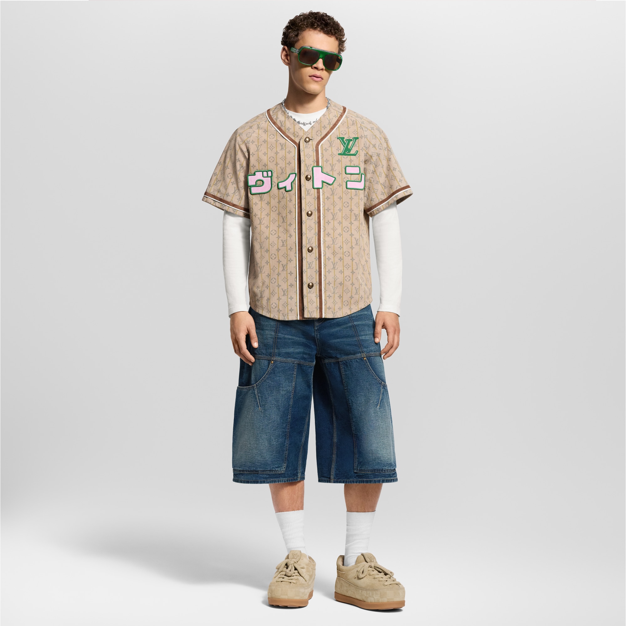  Ready to Wear Todo el Ready-To-Wear Camisa de béisbol en piel | Louis Vuitton ® (Ampliar producto)