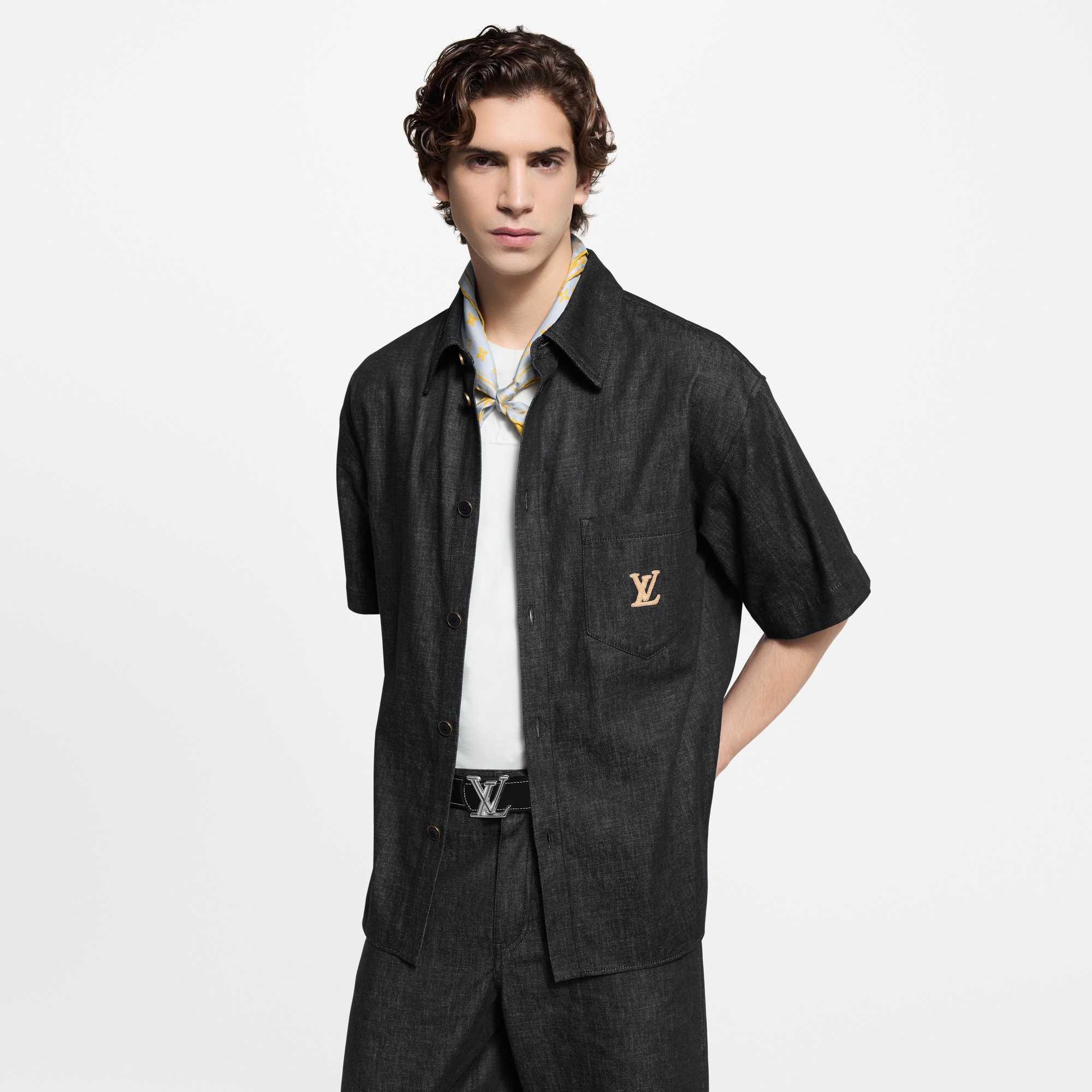  Ready to Wear Camisas Camisa de chambray de manga corta | Louis Vuitton ® (Ampliar producto)