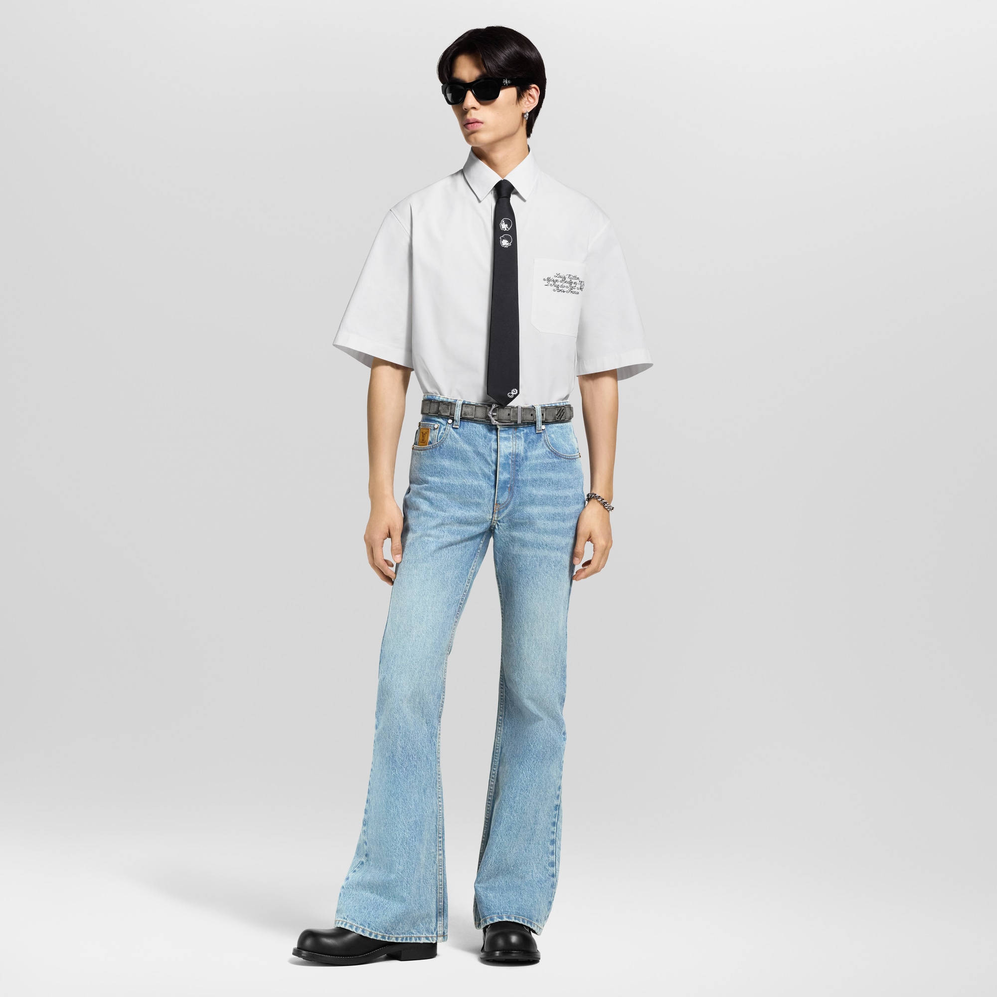  Ready to Wear Camisas Camisa de manga corta con bordado | Louis Vuitton ® (Ampliar producto)