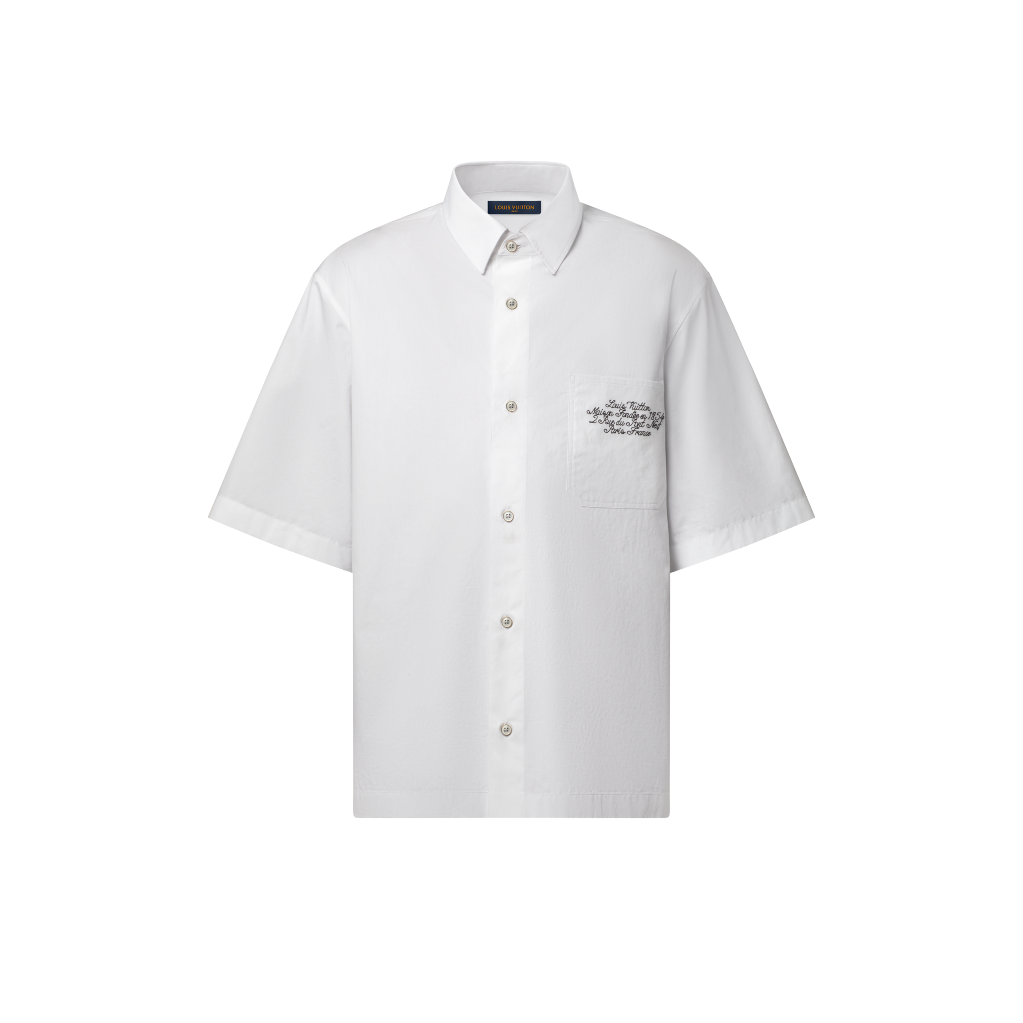  Ready to Wear Camisas Camisa de manga corta con bordado | Louis Vuitton ® (Ampliar producto)