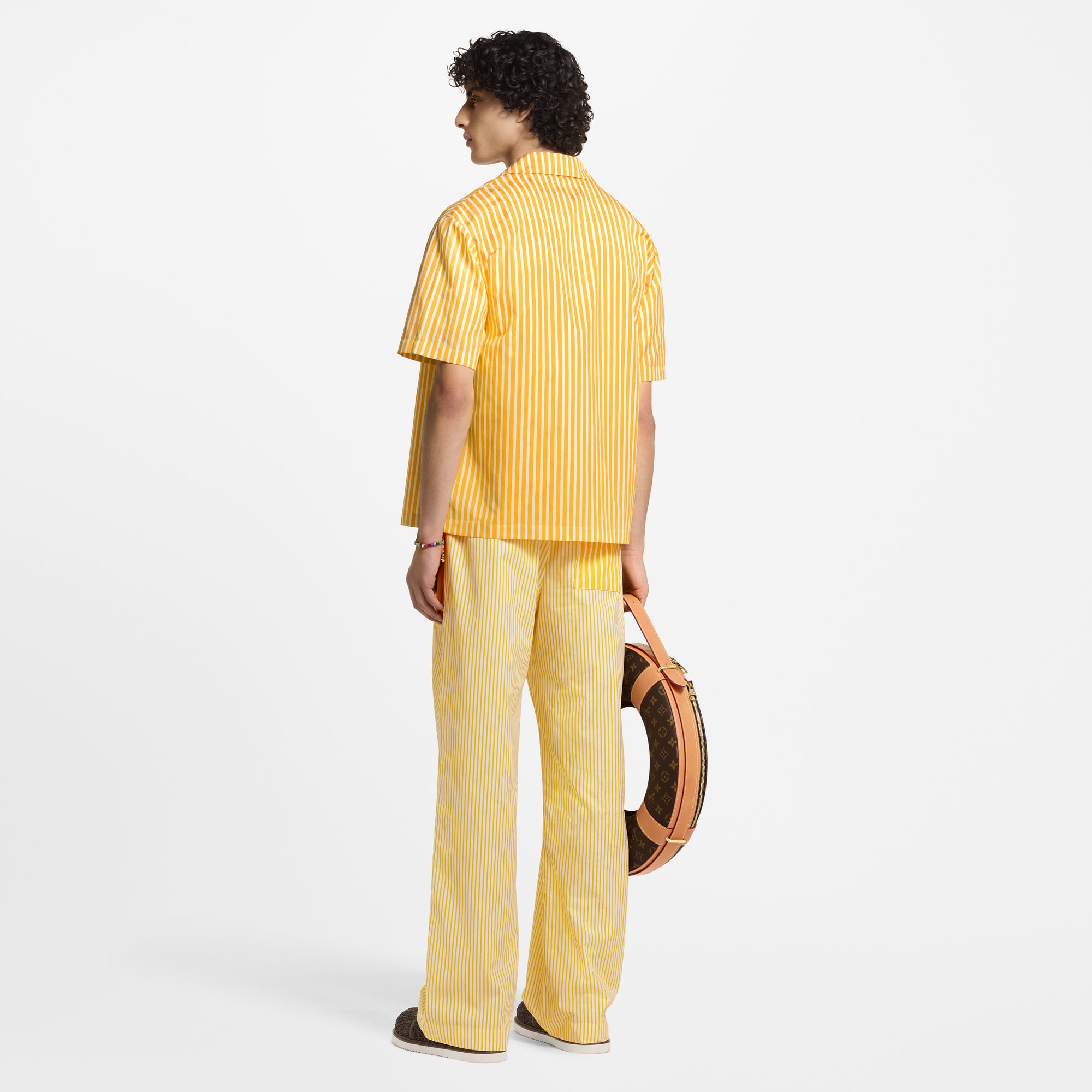  Ready to Wear Camisas Camisa de manga corta con patchwork de rayas Monograma | Louis Vuitton ® (Ampliar producto)