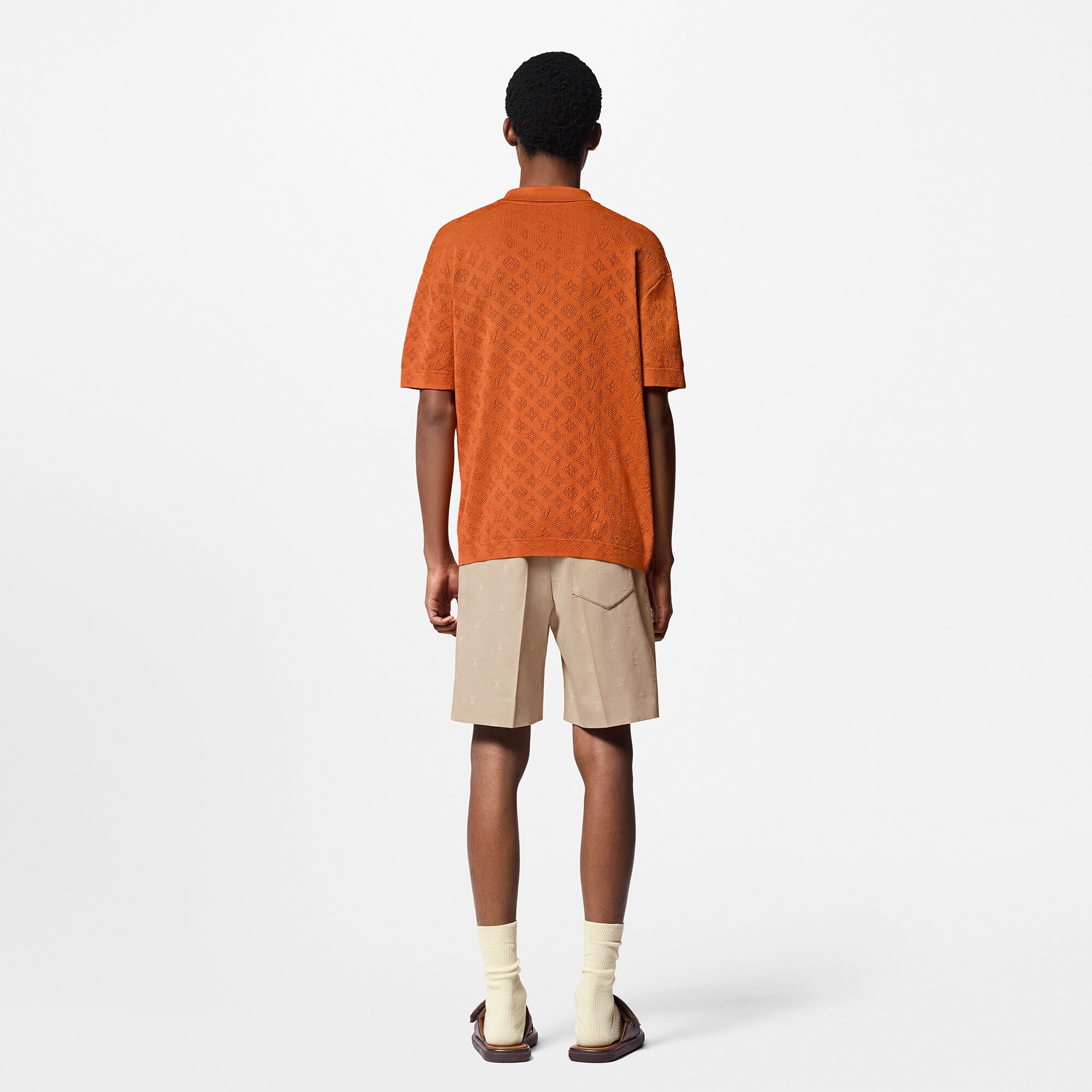  Ready to Wear Camisas Camisa de manga corta en algodón calado Monograma | Louis Vuitton ® (Ampliar producto)